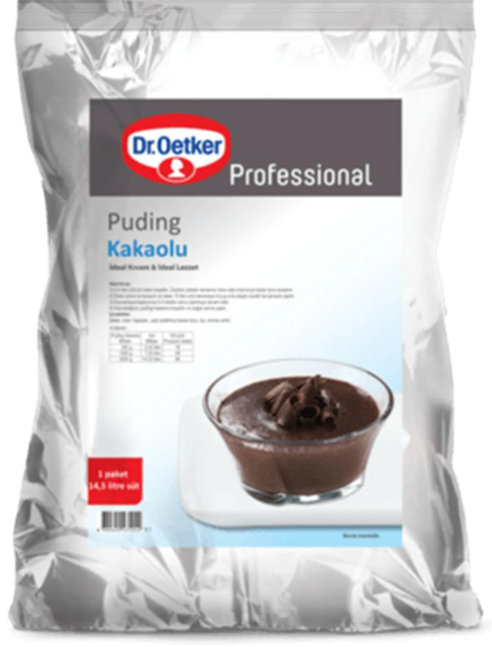 Dr.Oetker Kakaolu Puding 3 kg