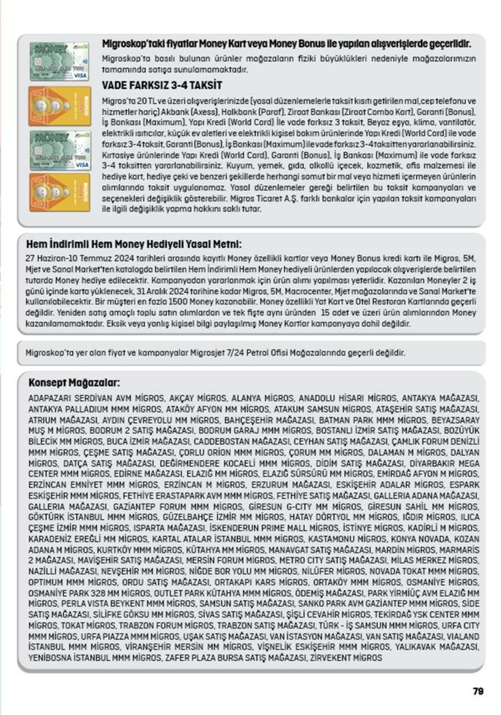 Katalog Migros katalog 5 Temmuz - 19 Temmuz 2024 - aktüel Sayfa 79