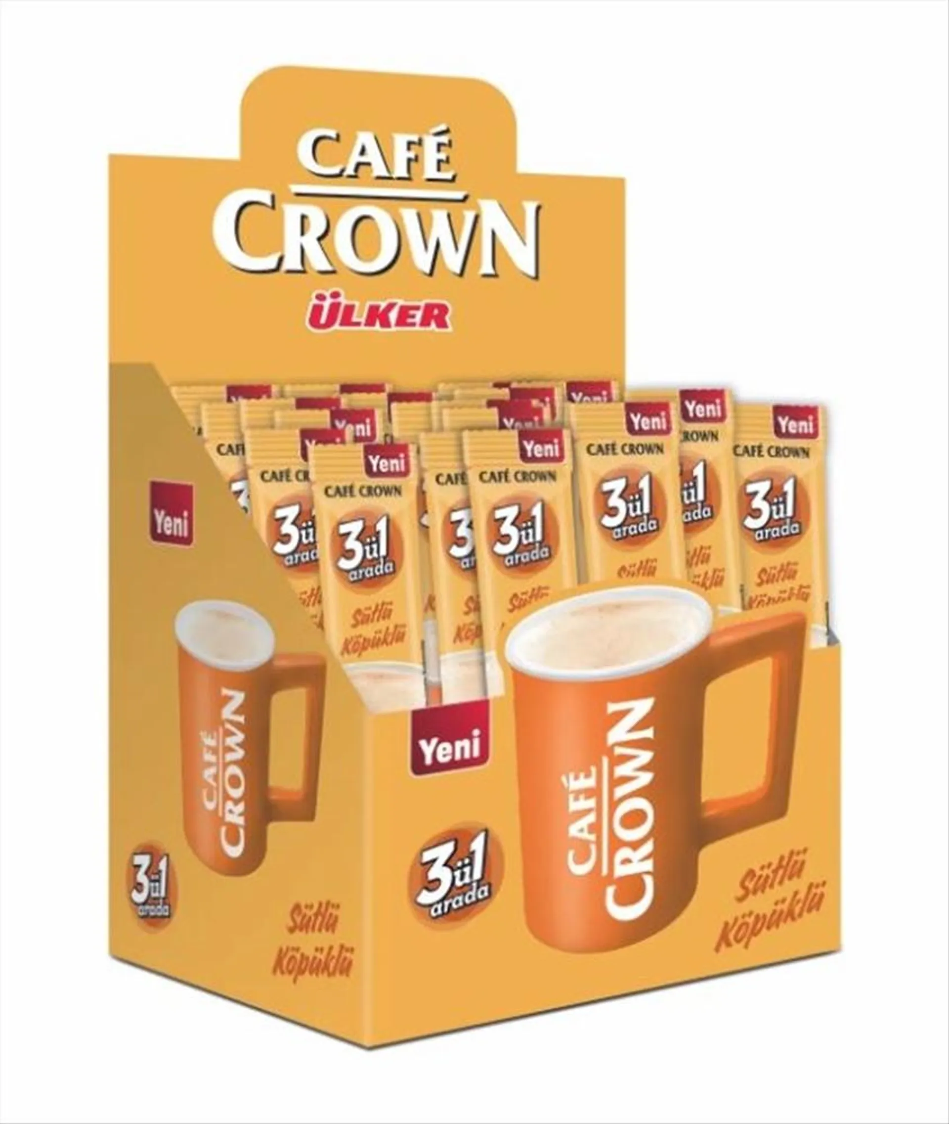 Cafe Crown Sütlü Köpüklü 17,5 g 24'lü