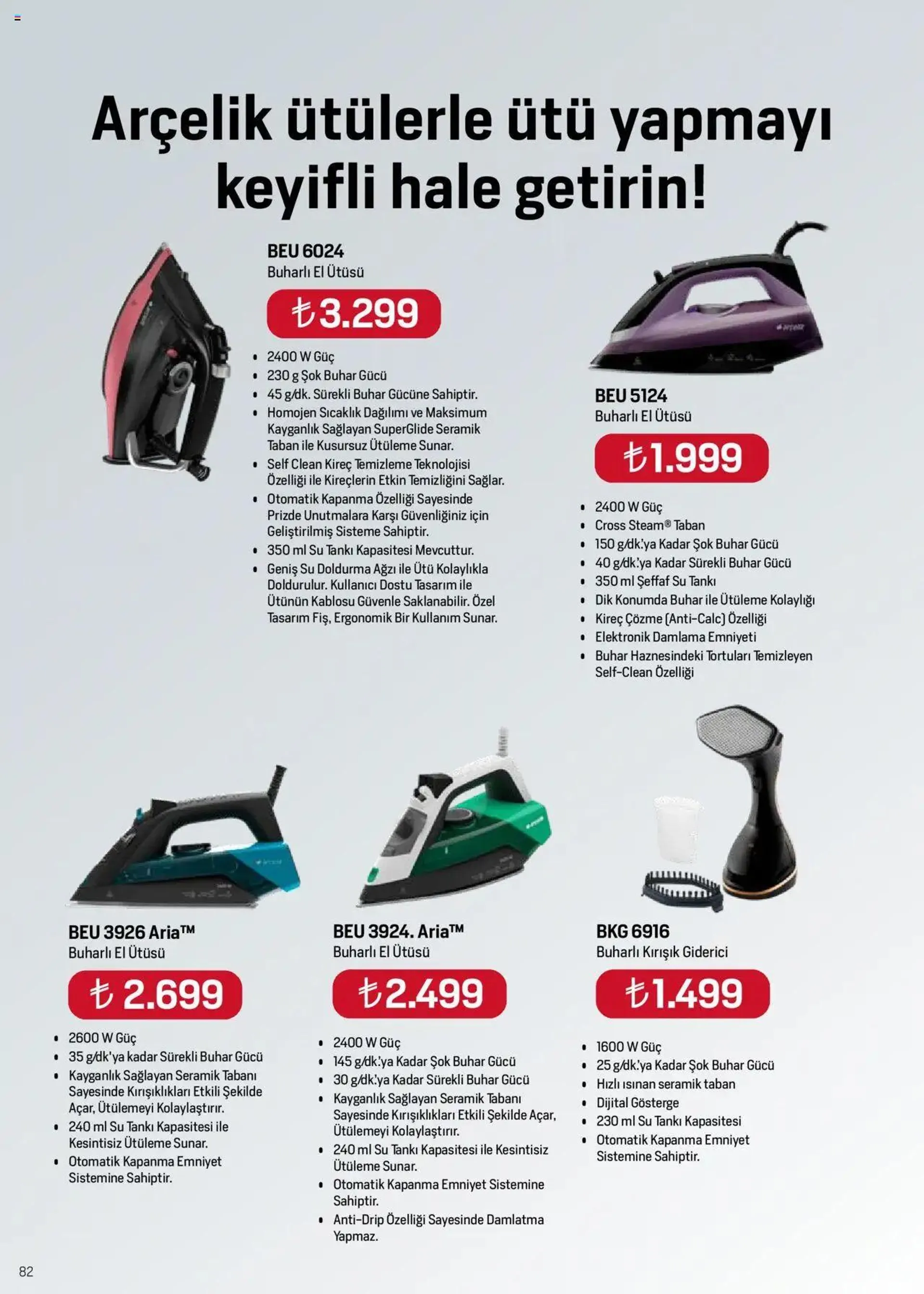 Katalog Arçelik Katalog 1 Eylül - 30 Eylül 2024 - aktüel Sayfa 81