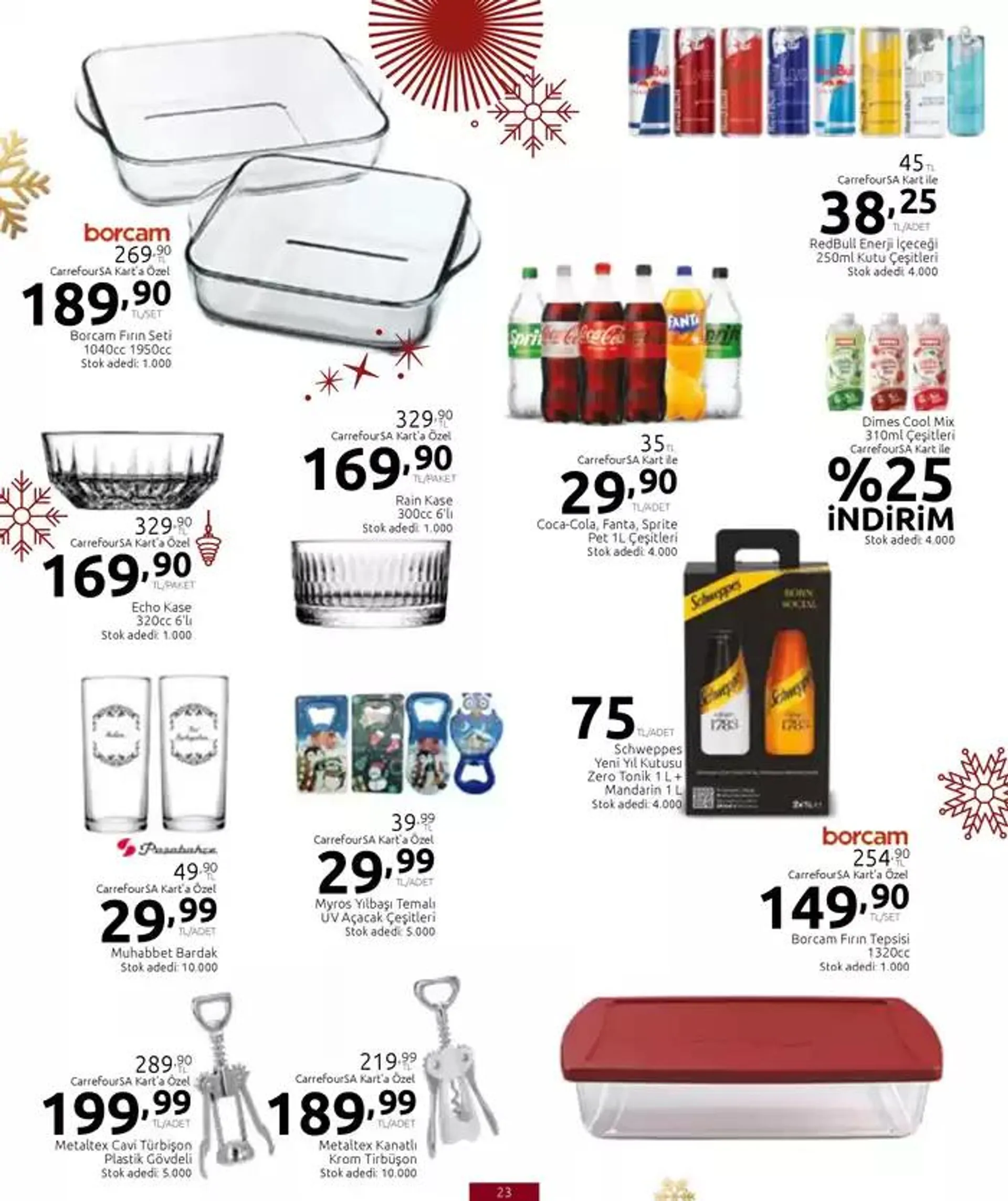 Katalog Kataloglar CarrefourSA 20 Aralık - 3 Ocak 2025 - aktüel Sayfa 23