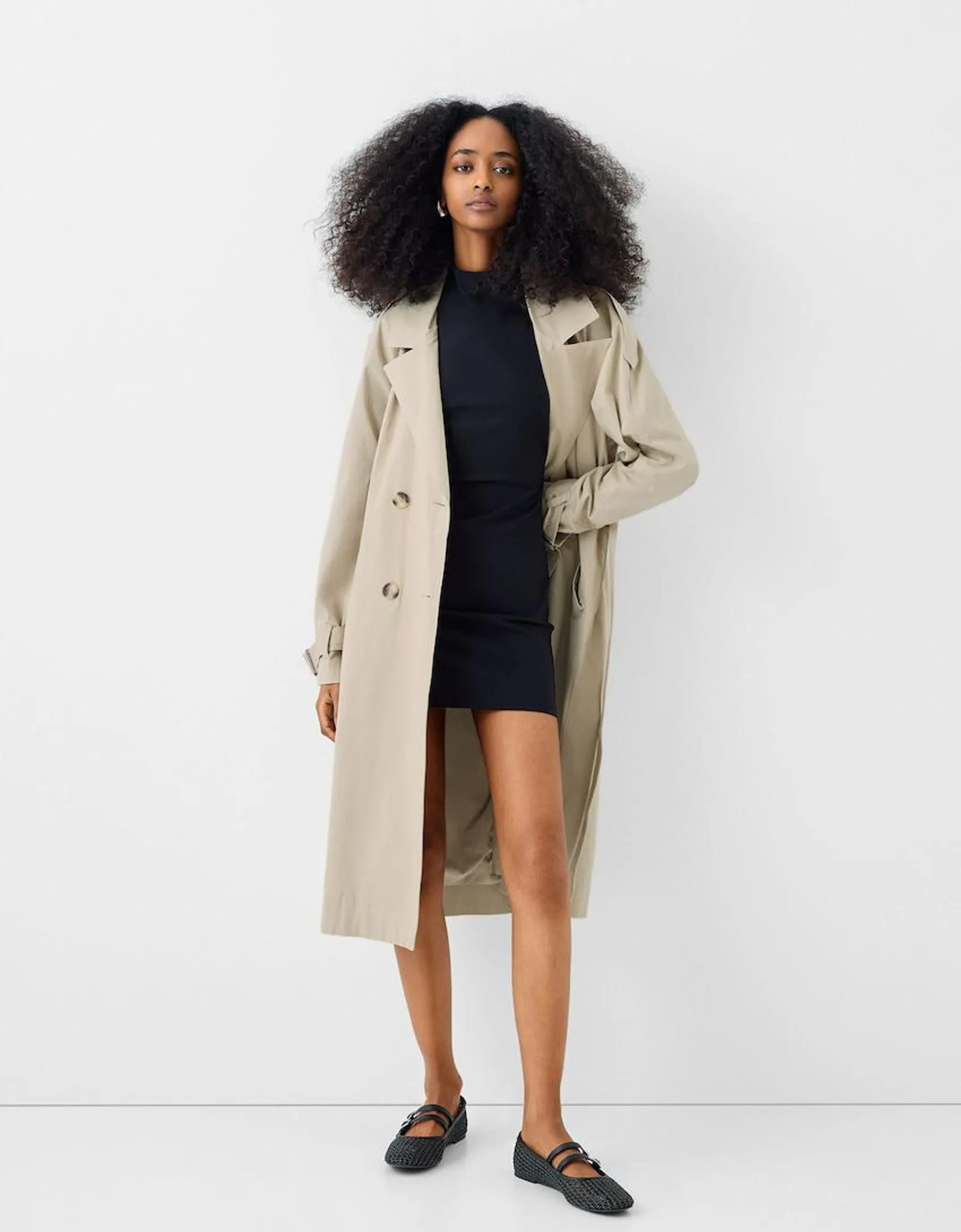 Cotton trench coat