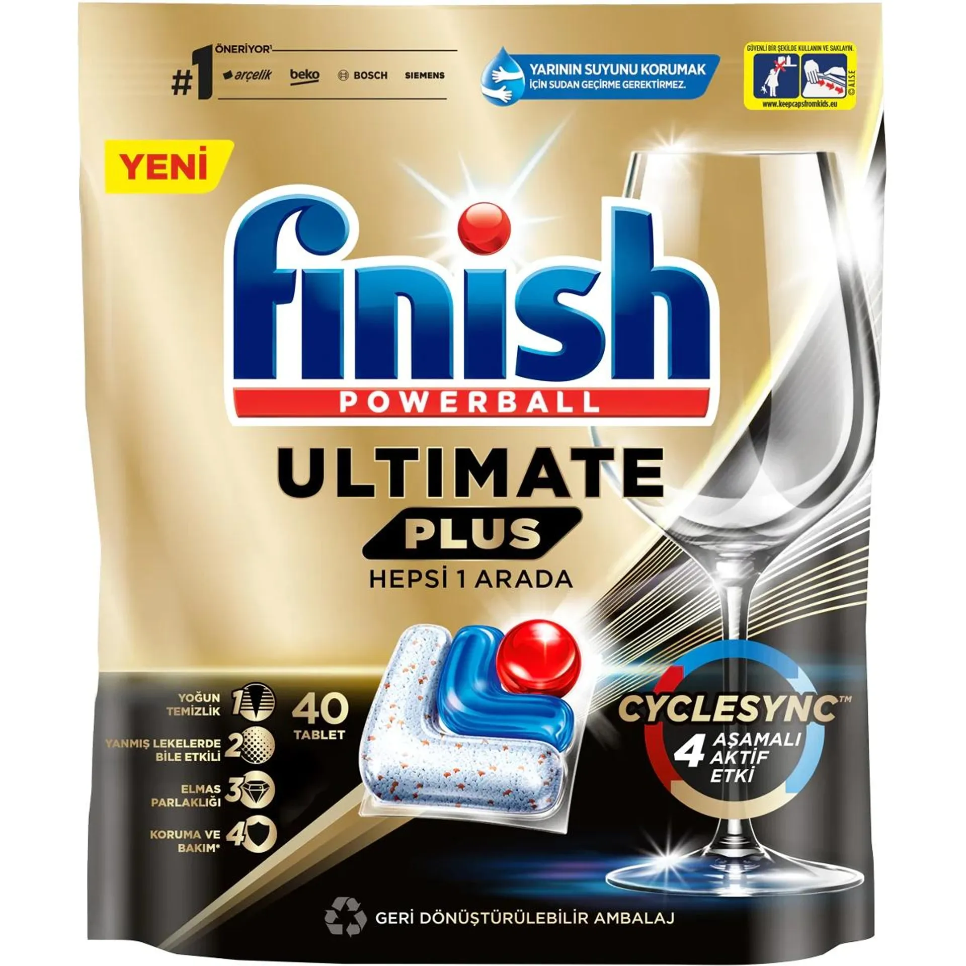 Finish Ultmate Plus 40 Lı