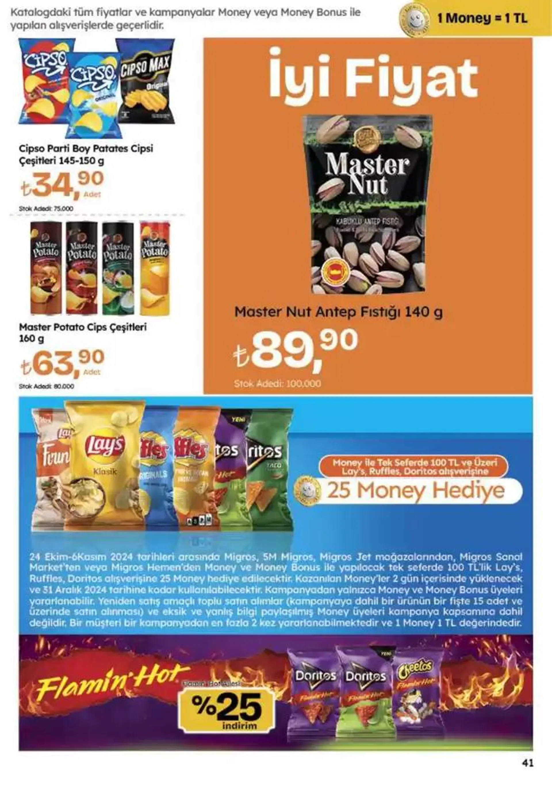 Katalog Migros katalog 26 Ekim - 9 Kasım 2024 - aktüel Sayfa 41