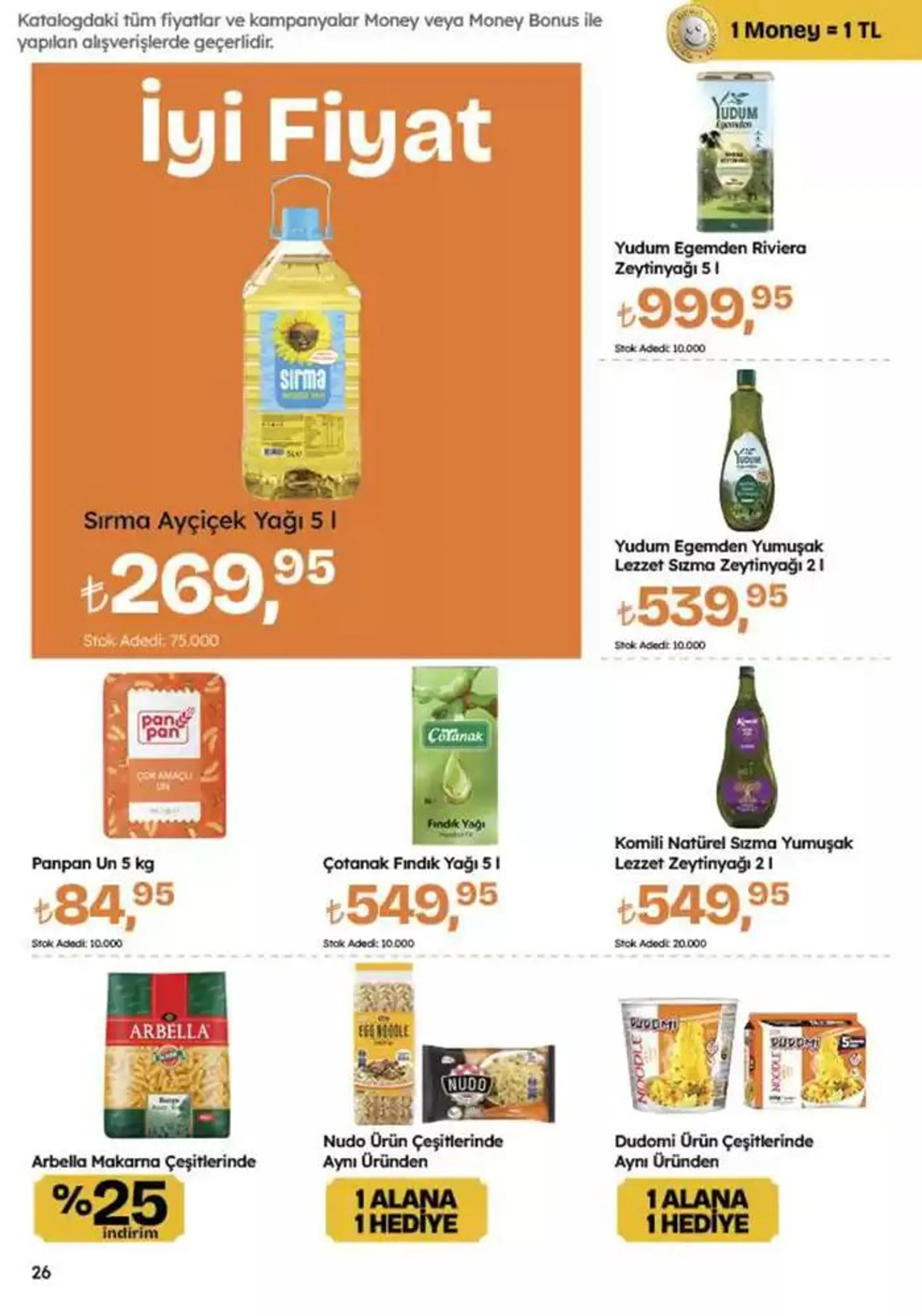 Katalog Migros katalog 26 Ekim - 9 Kasım 2024 - aktüel Sayfa 26