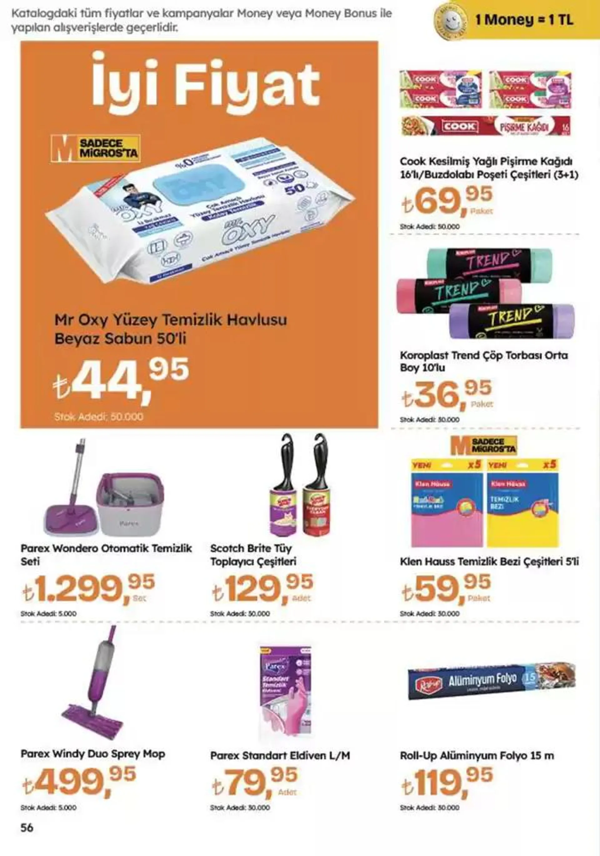 Katalog Migros katalog 26 Ekim - 9 Kasım 2024 - aktüel Sayfa 56