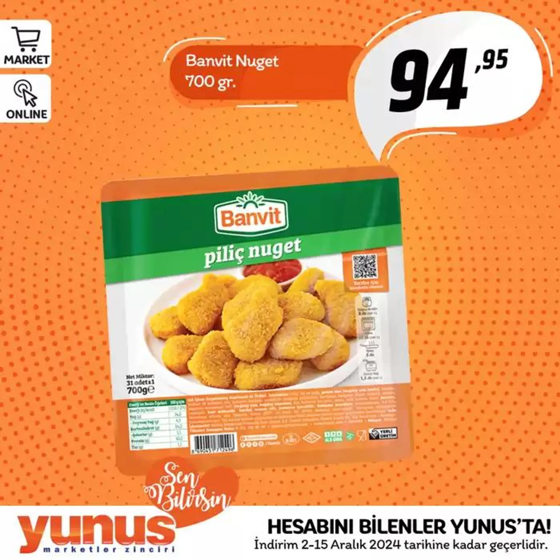 Katalog Yunus Market katalog 4 Aralık - 18 Aralık 2024 - aktüel Sayfa 5