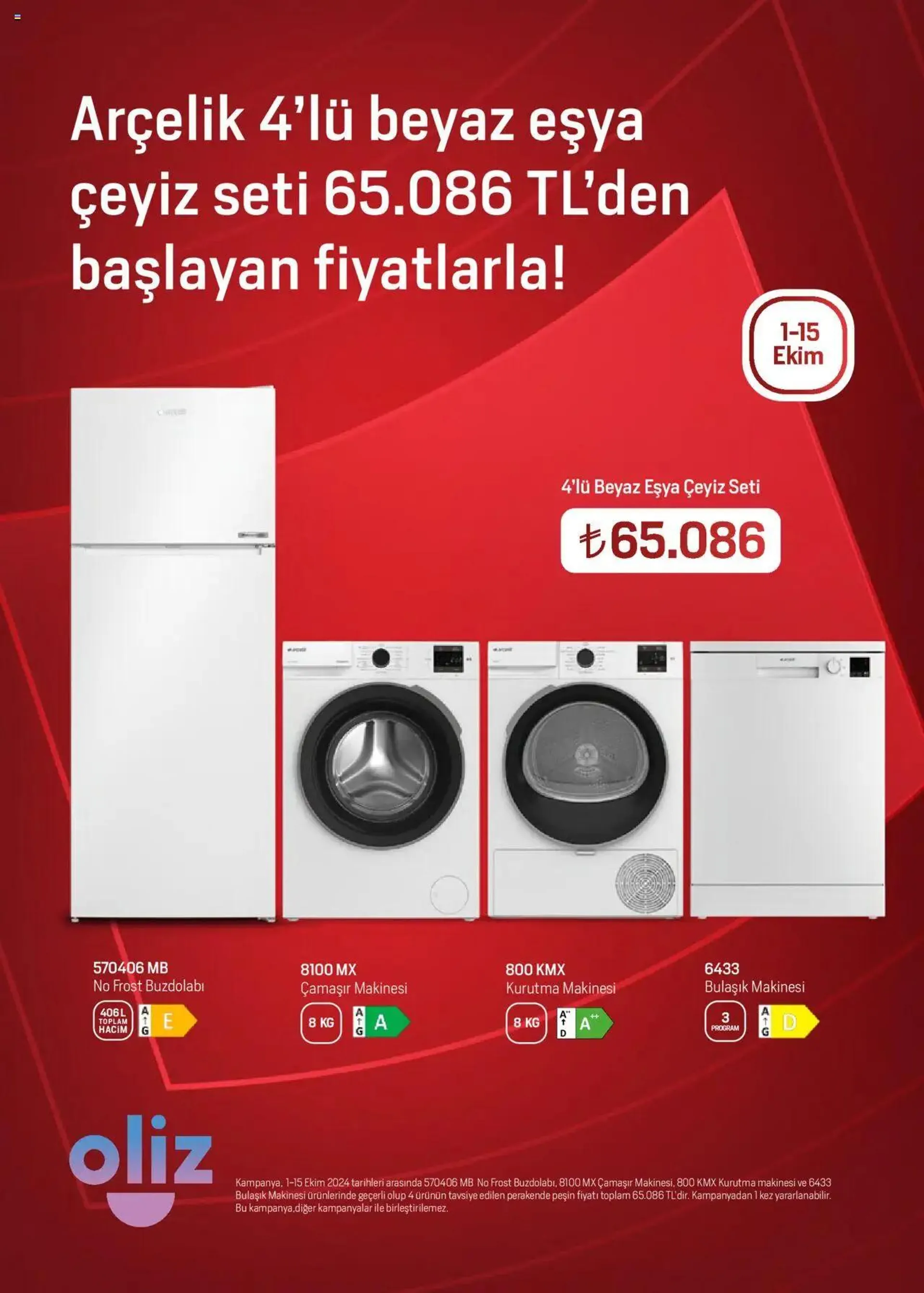 Katalog Arçelik Katalog 1 Ekim - 15 Ekim 2024 - aktüel Sayfa 5