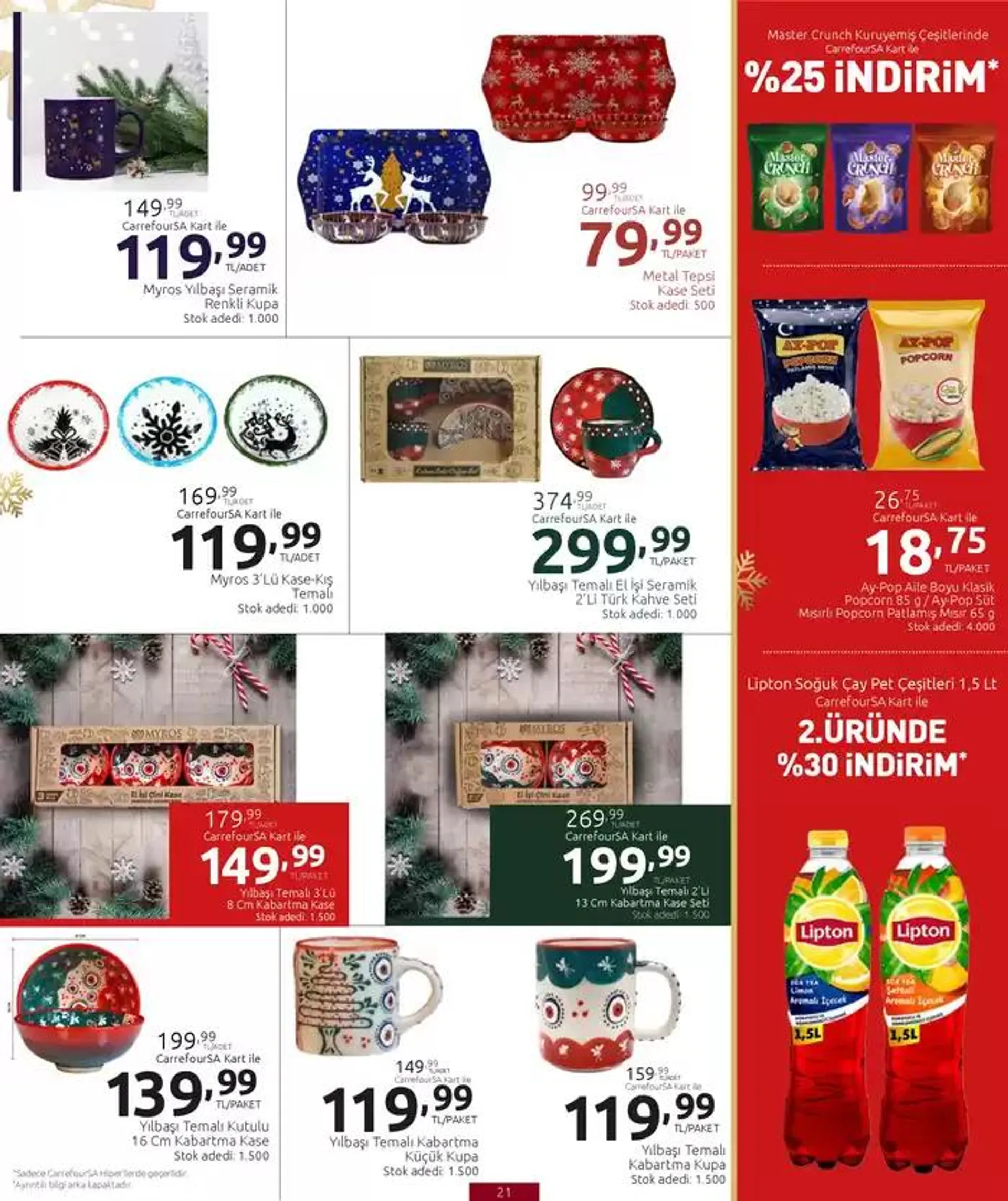 Katalog Kataloglar CarrefourSA 20 Aralık - 3 Ocak 2025 - aktüel Sayfa 21