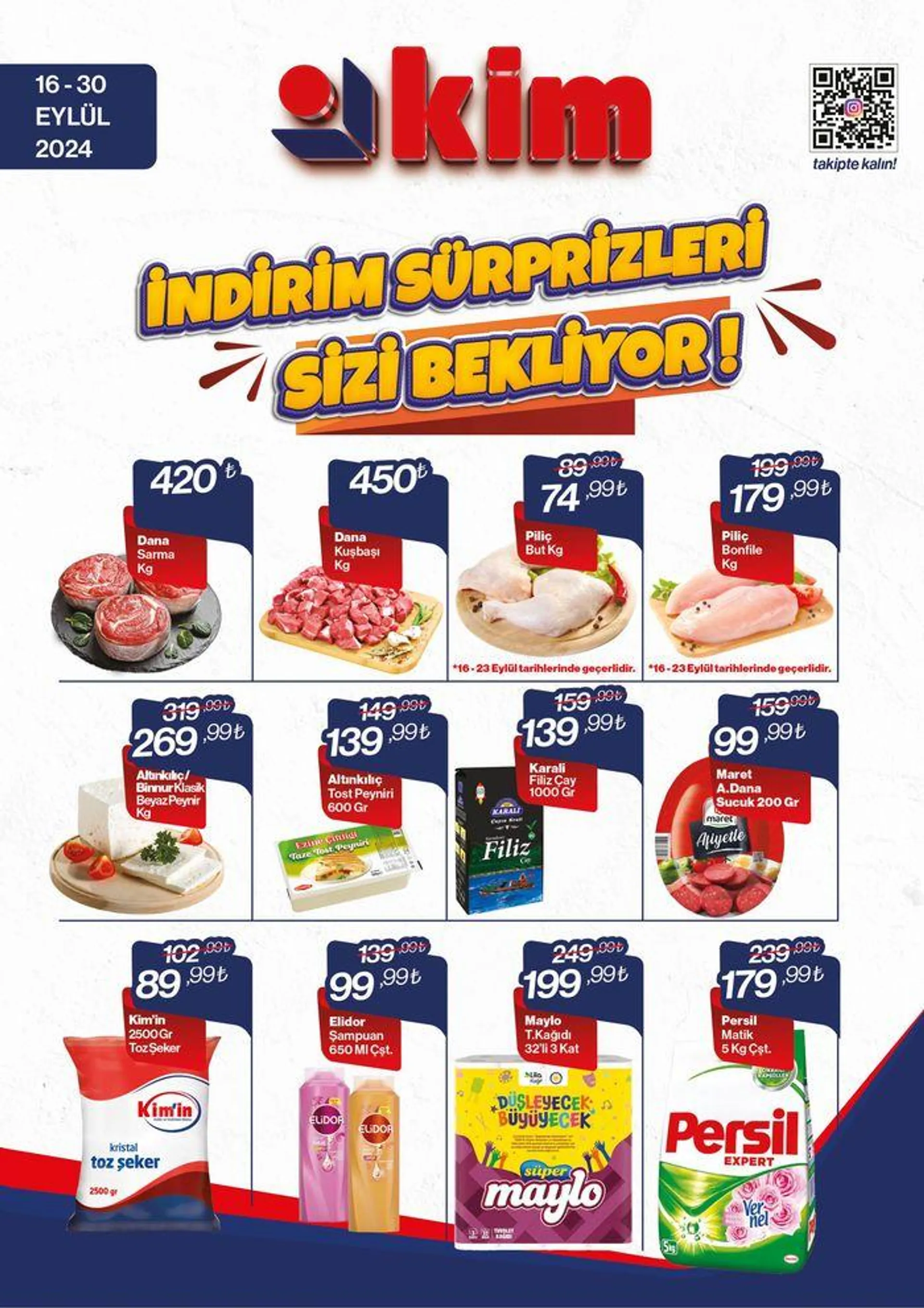 Katalog INDIRIM SURPRIZLERI 16 Eylül - 30 Eylül 2024 - aktüel Sayfa 1