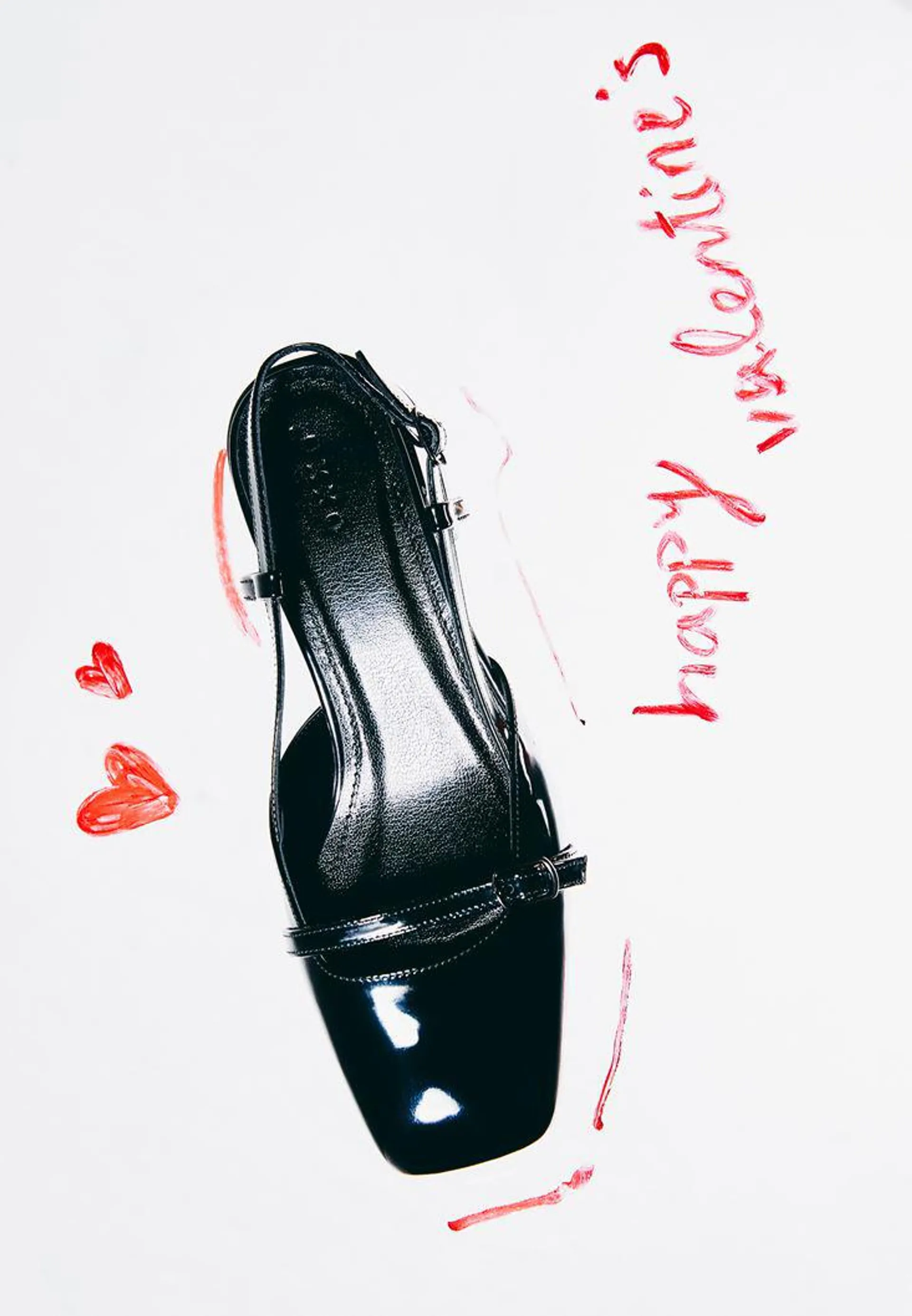 Siyah Toka Detaylı Mary Jane Ayakkabı