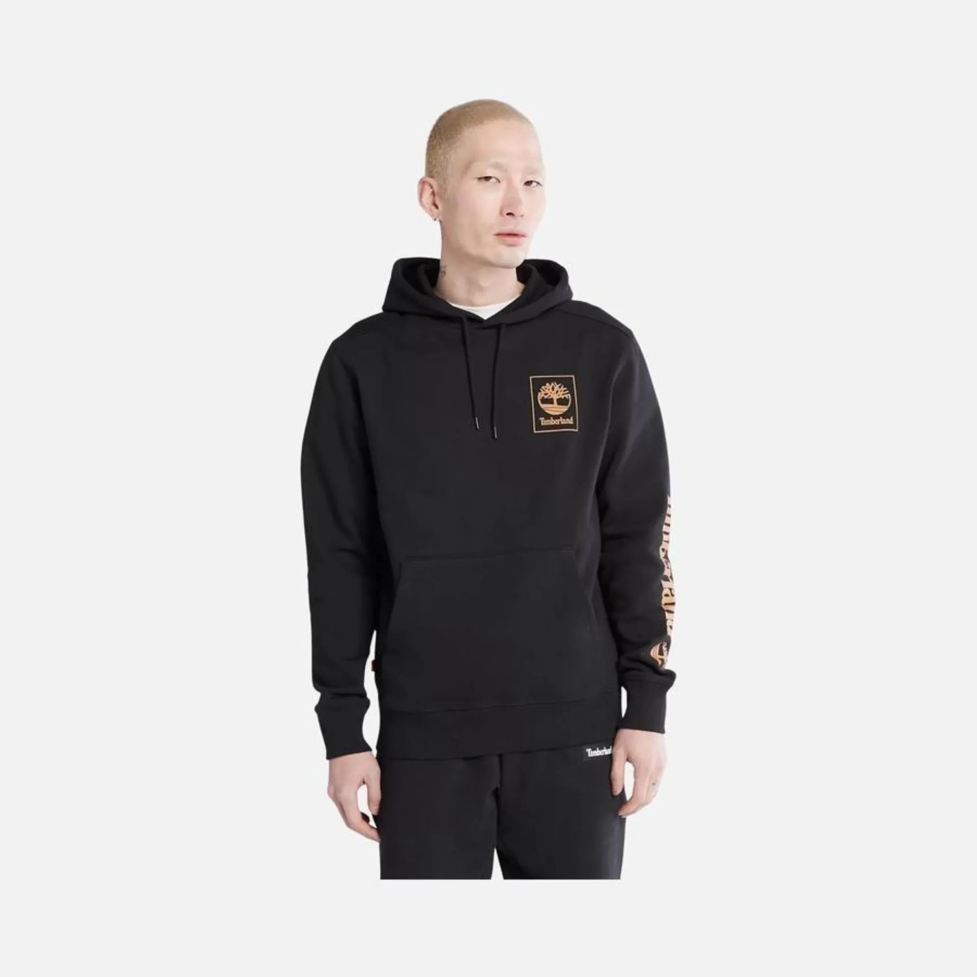 Timberland Sportswear Stack Logo Print Hoodie Erkek Sweatshirt