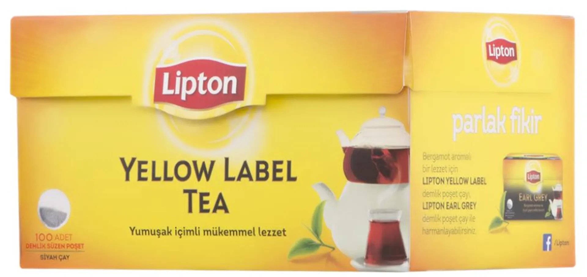 Lipton Yellow Label Demlik Poşet Çay 100x3,2 g