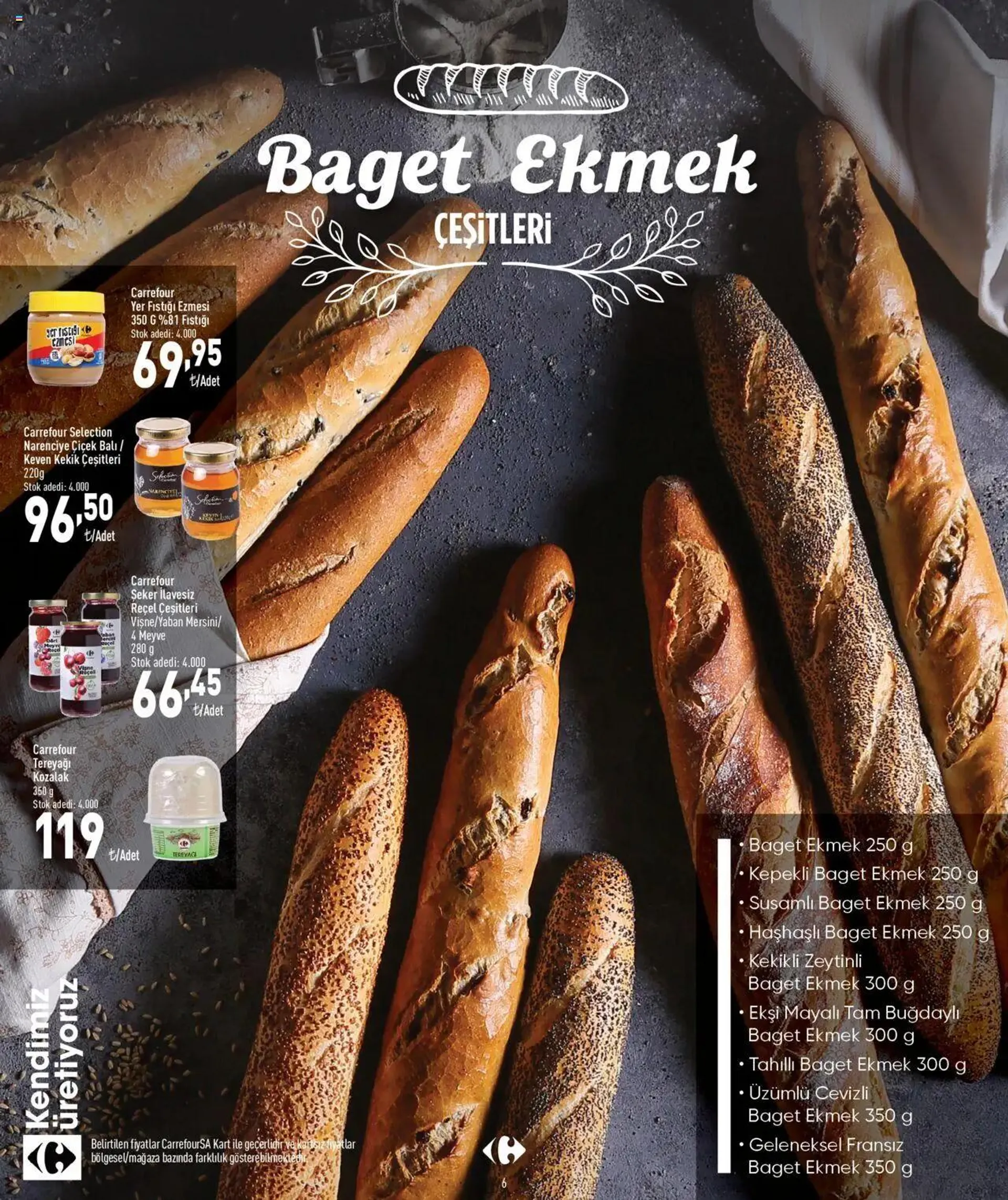 Katalog CarrefourSA Ekmek Kataloğu 10 Ekim - 20 Ekim 2024 - aktüel Sayfa 8