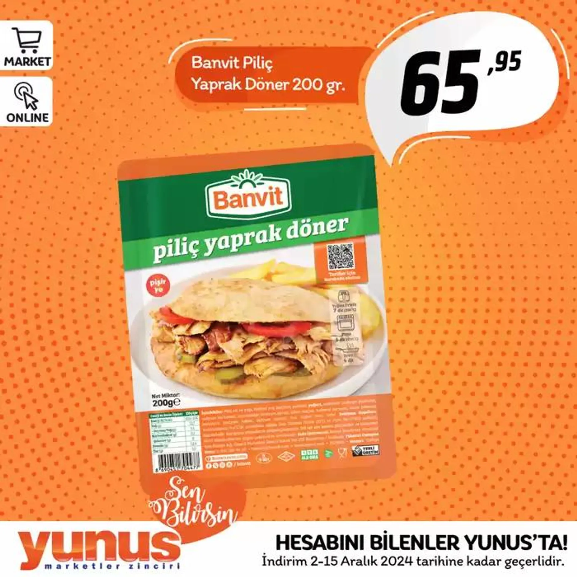 Katalog Yunus Market katalog 5 Aralık - 19 Aralık 2024 - aktüel Sayfa 6