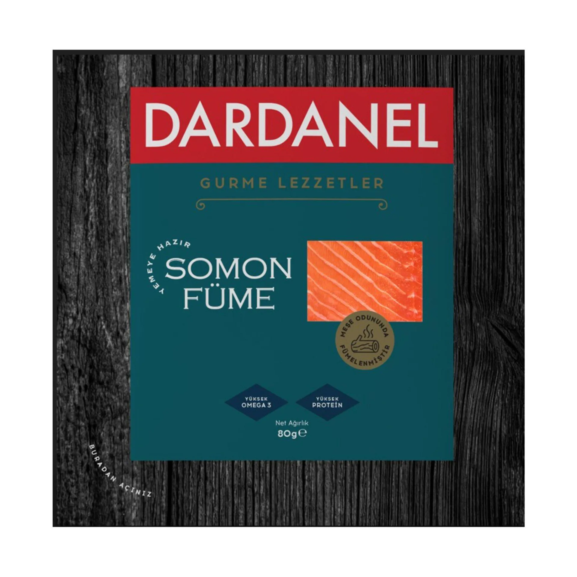 Dardanel Soğutulmuş Balık Somon Füme 80 G