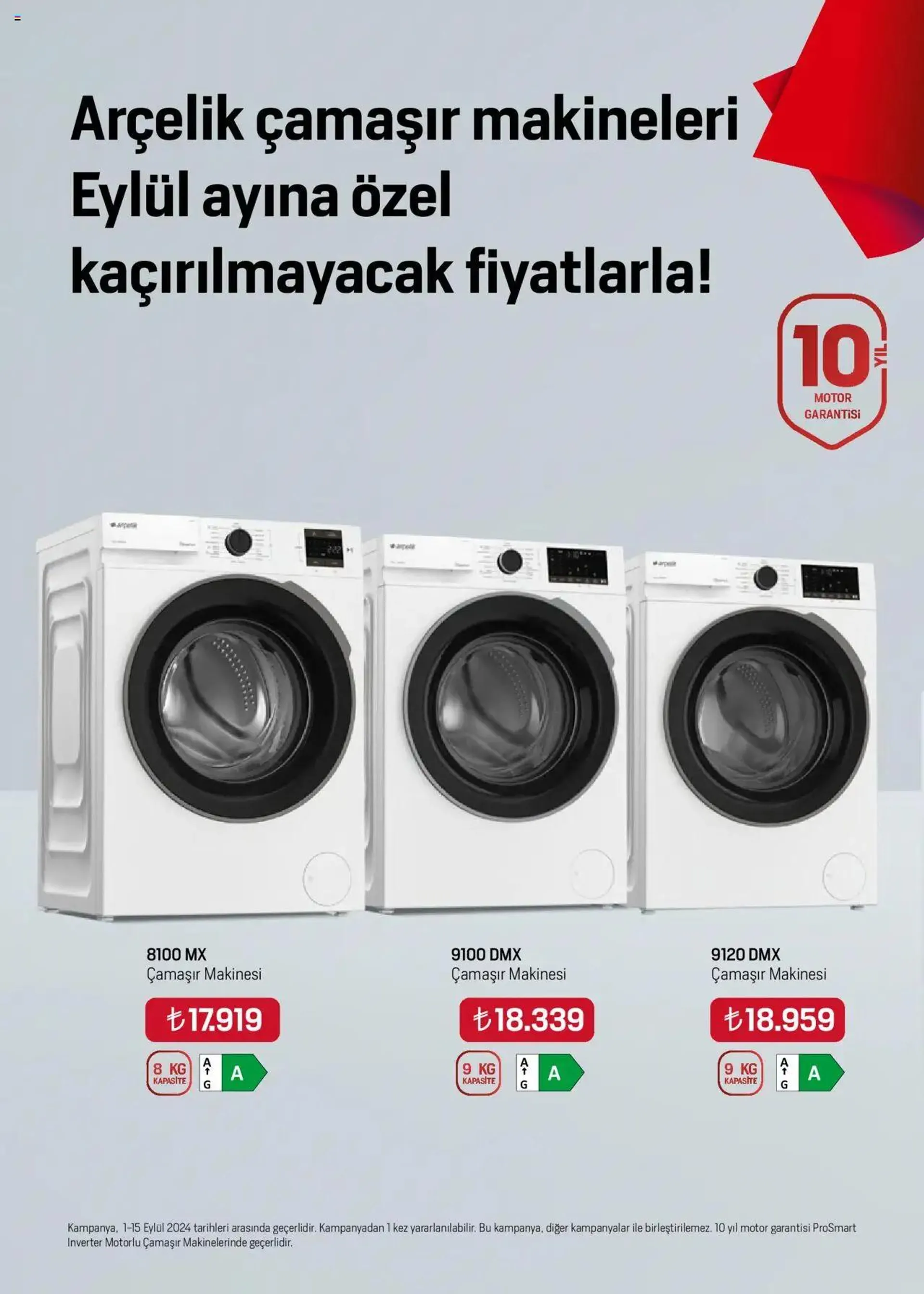 Katalog Arçelik Katalog 1 Eylül - 30 Eylül 2024 - aktüel Sayfa 20