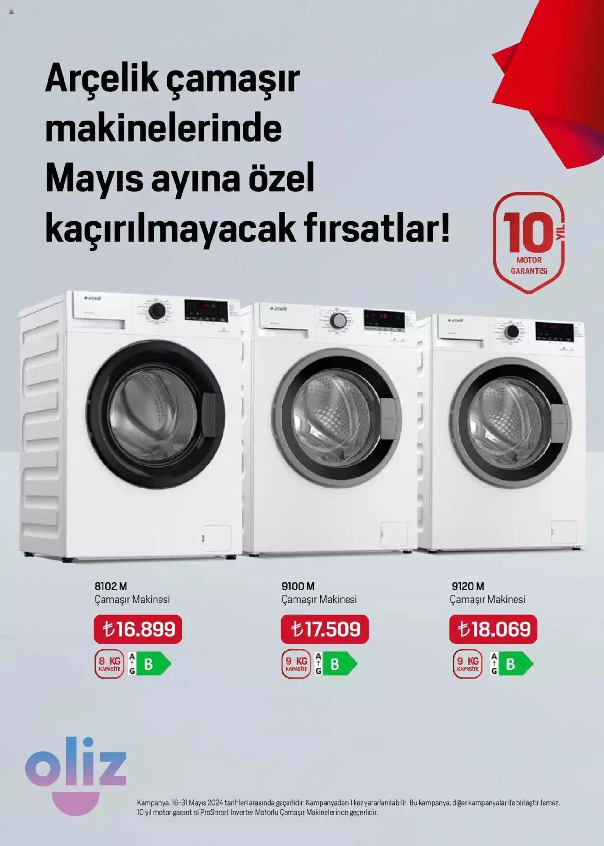 Katalog Arçelik Genel Kataloğu 16 Mayıs - 31 Aralık 2024 - aktüel Sayfa 16