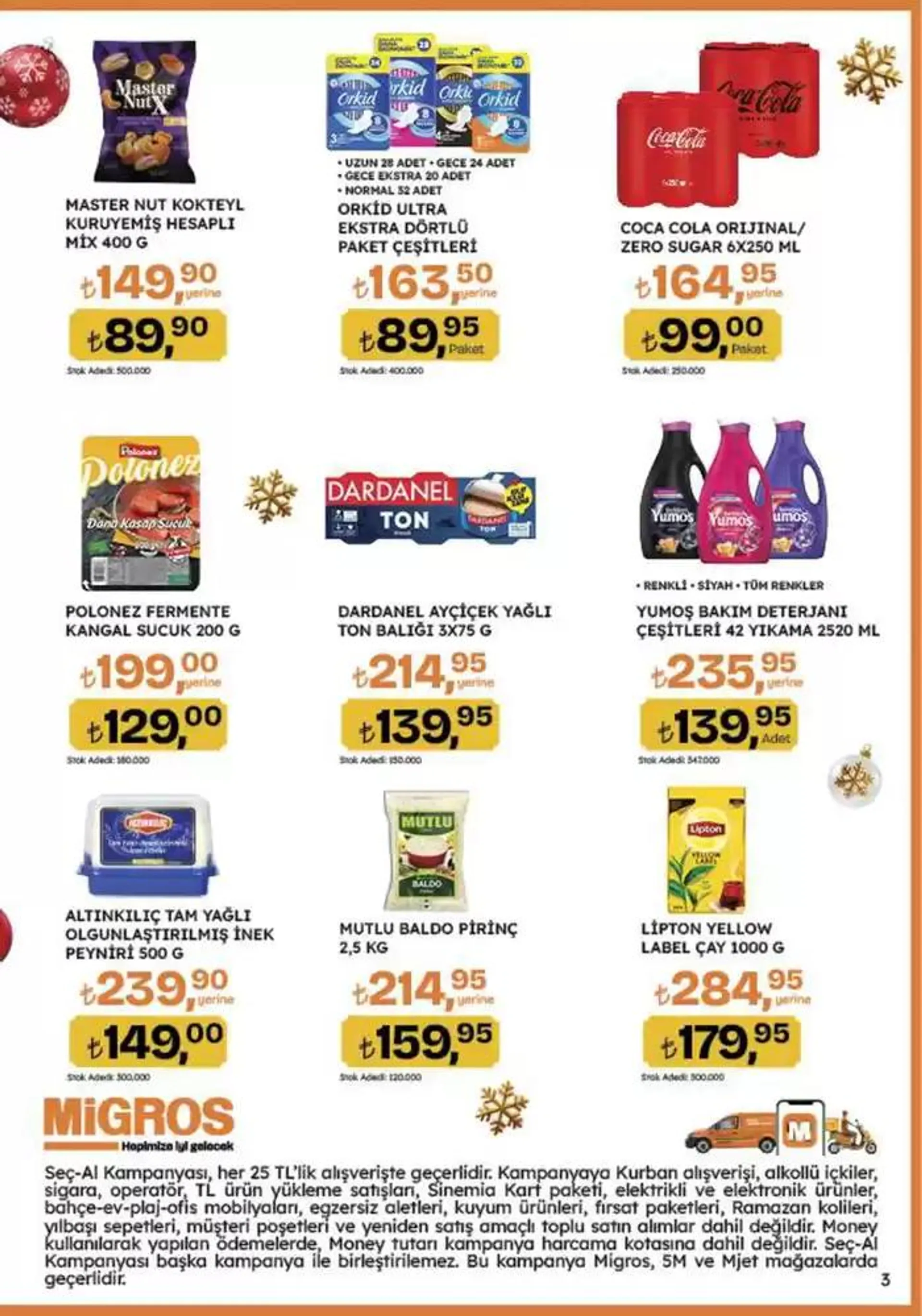 Katalog Migros katalog 18 Aralık - 1 Ocak 2025 - aktüel Sayfa 3