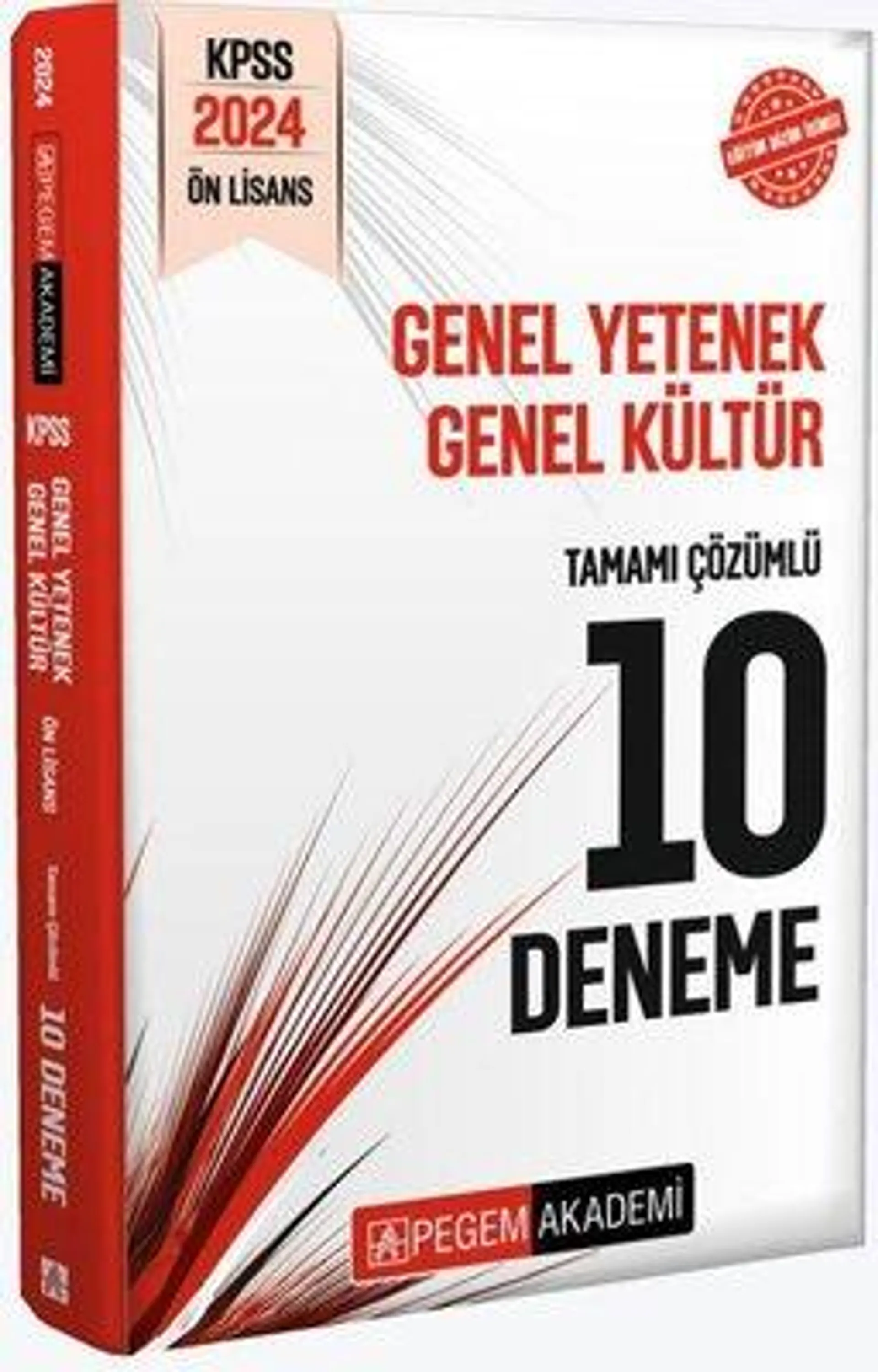 2024 KPSS Genel Yetenek Genel Kültür Önlisans Tamamı Çözümlü 10 Deneme