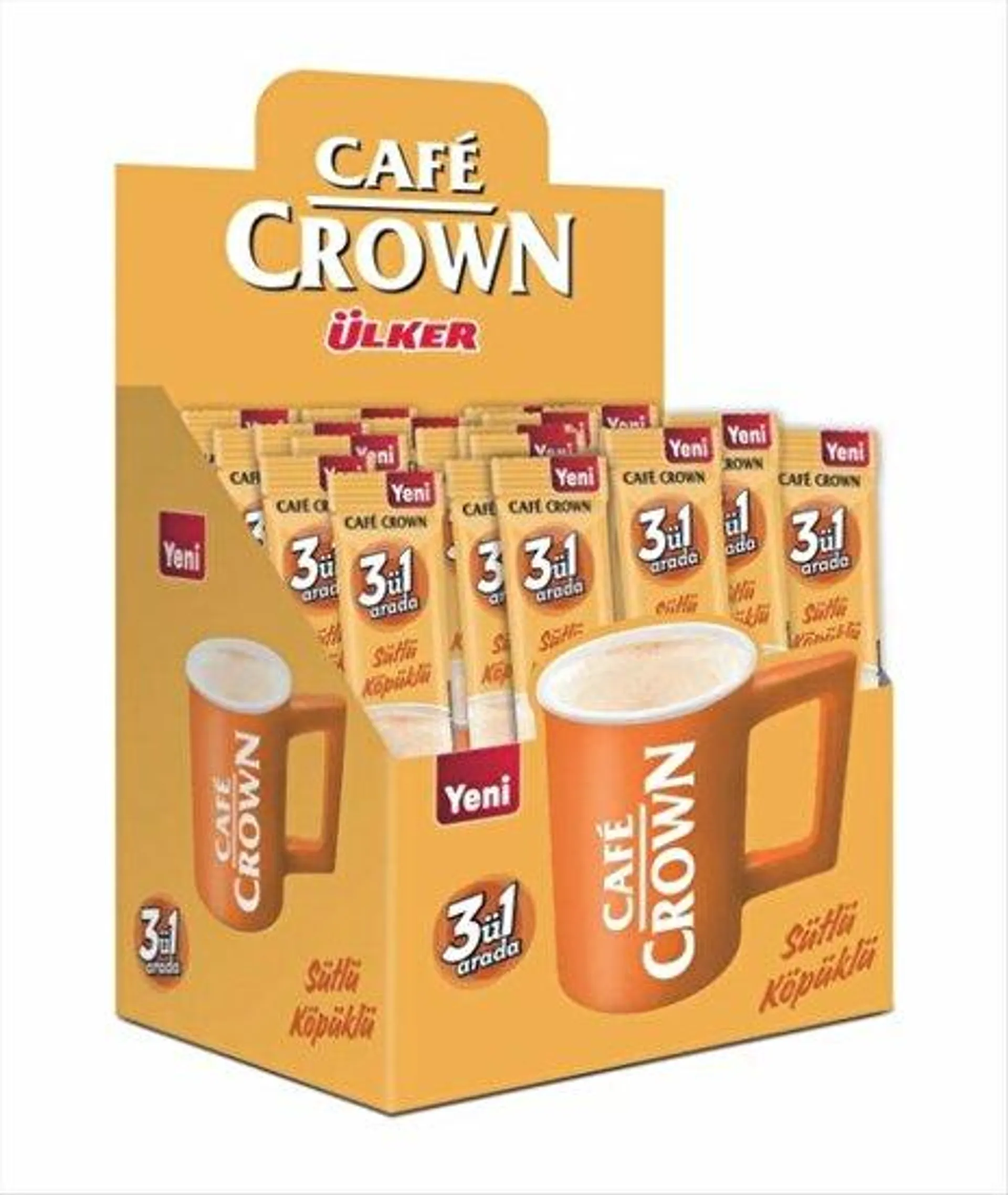 Cafe Crown Sütlü Köpüklü 17,5 g 24'lü