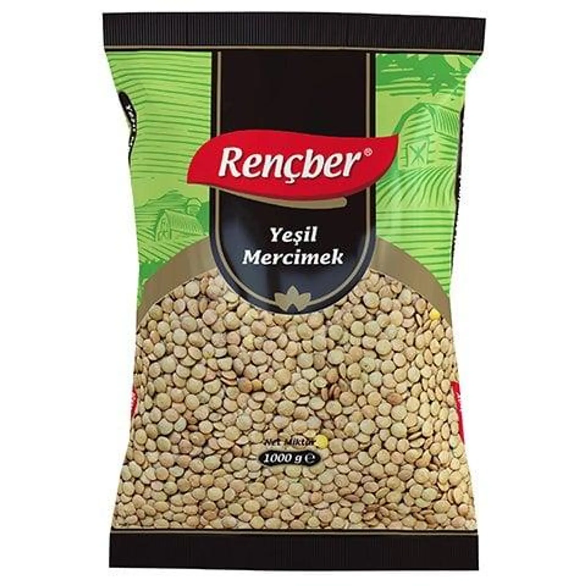 Rençber Yeşil Mercimek 1 Kg