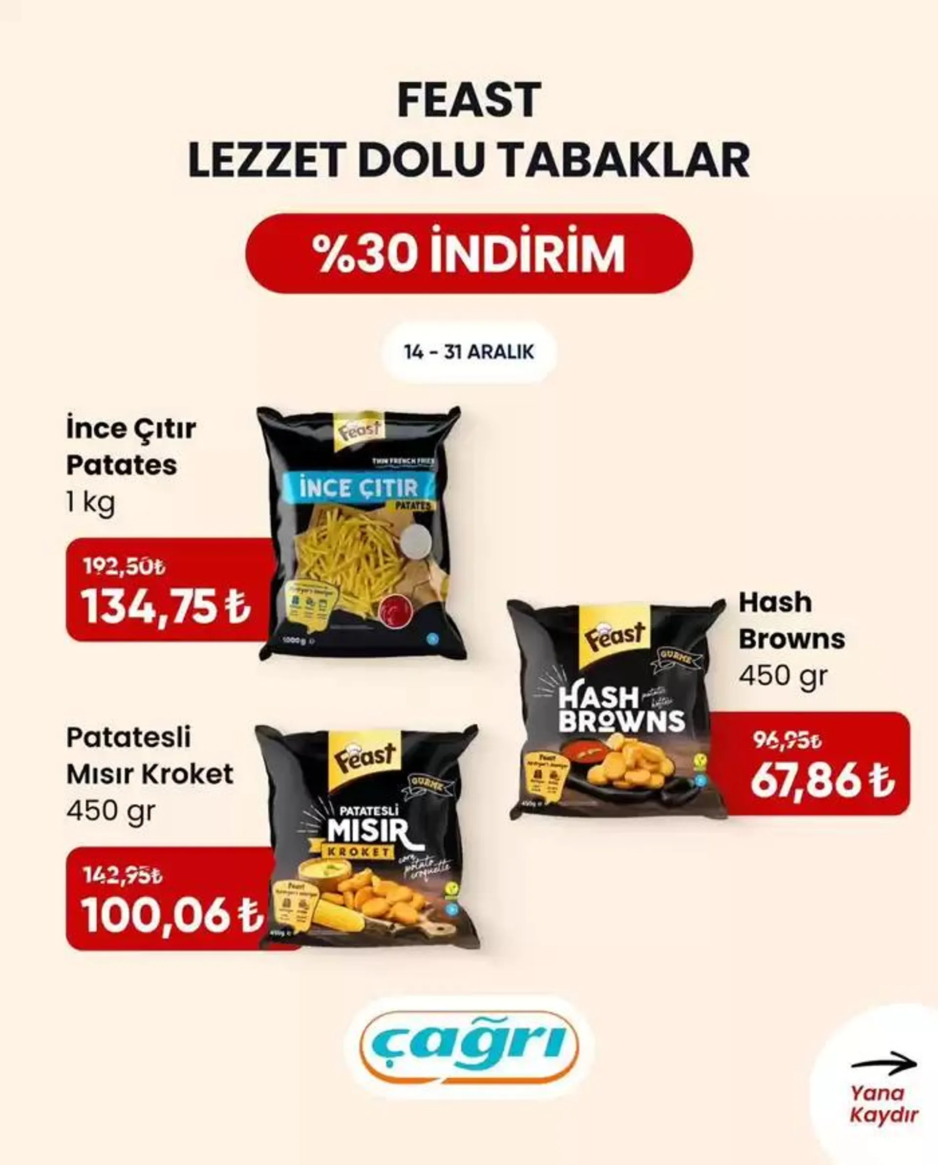 Katalog Çağrı Market katalog 19 Aralık - 2 Ocak 2025 - aktüel Sayfa 3