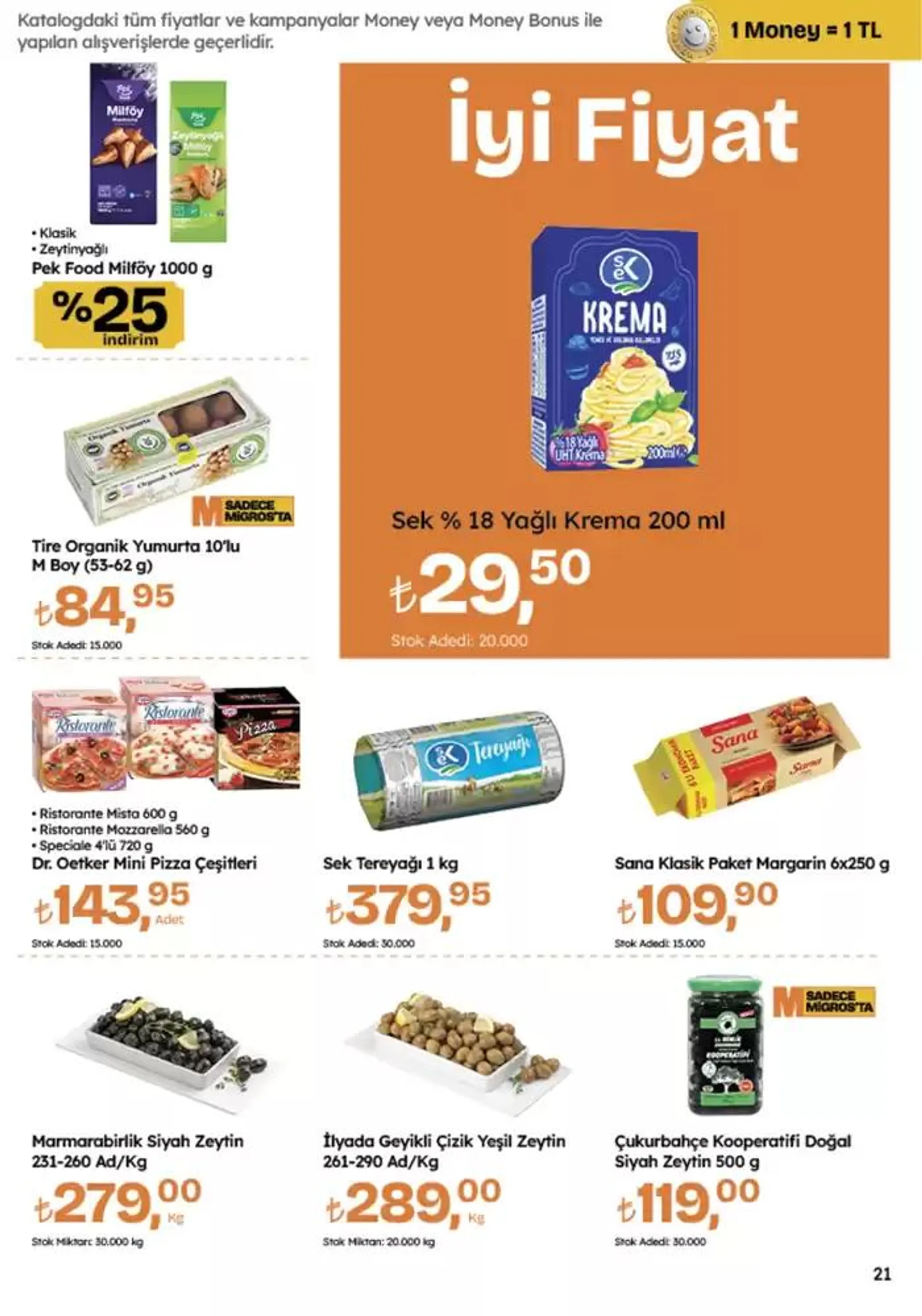 Katalog Migros katalog 24 Ekim - 7 Kasım 2024 - aktüel Sayfa 21