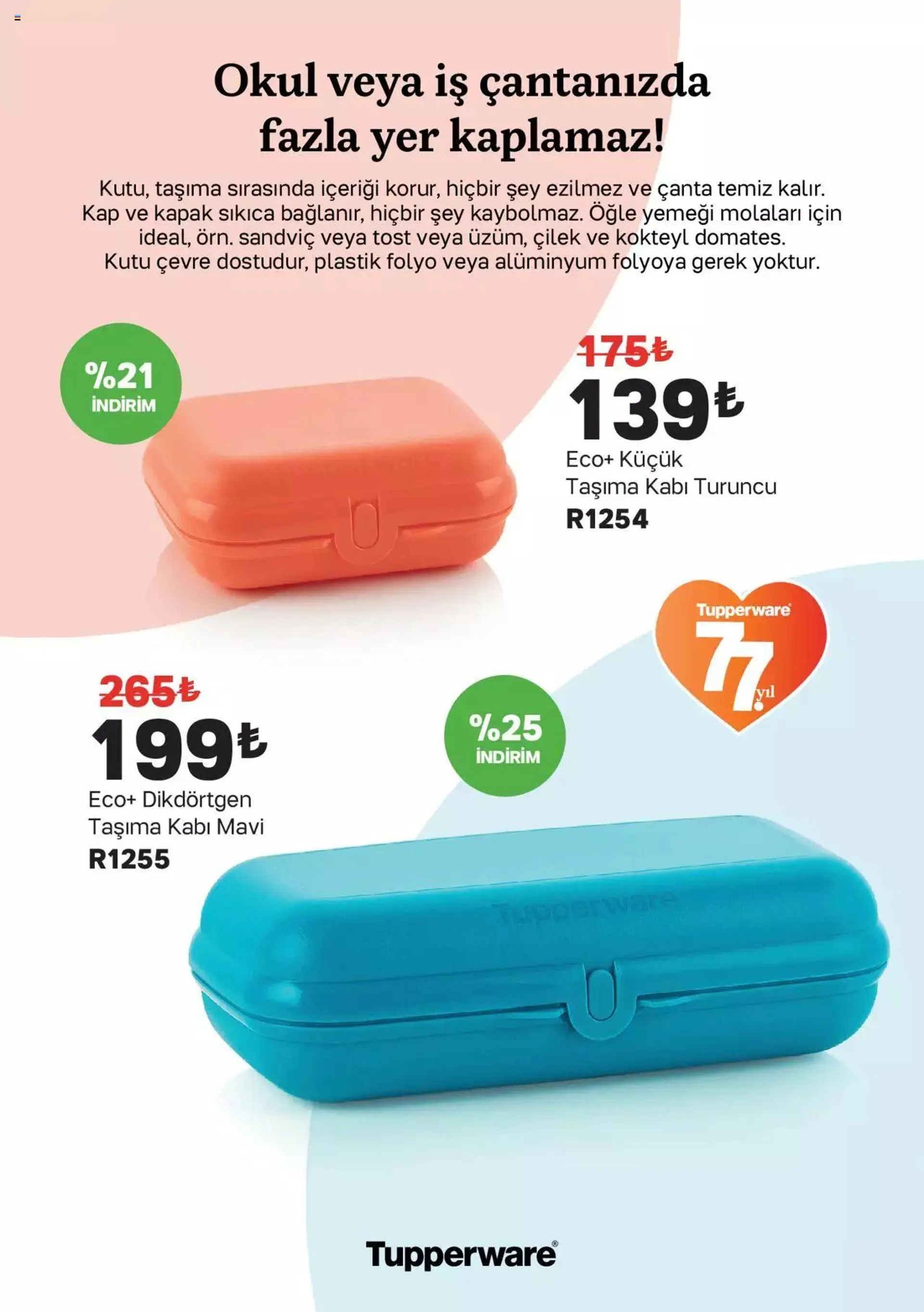 Katalog Tupperware Katalog 4 Eylül - 1 Kasım 2023 - aktüel Sayfa 19