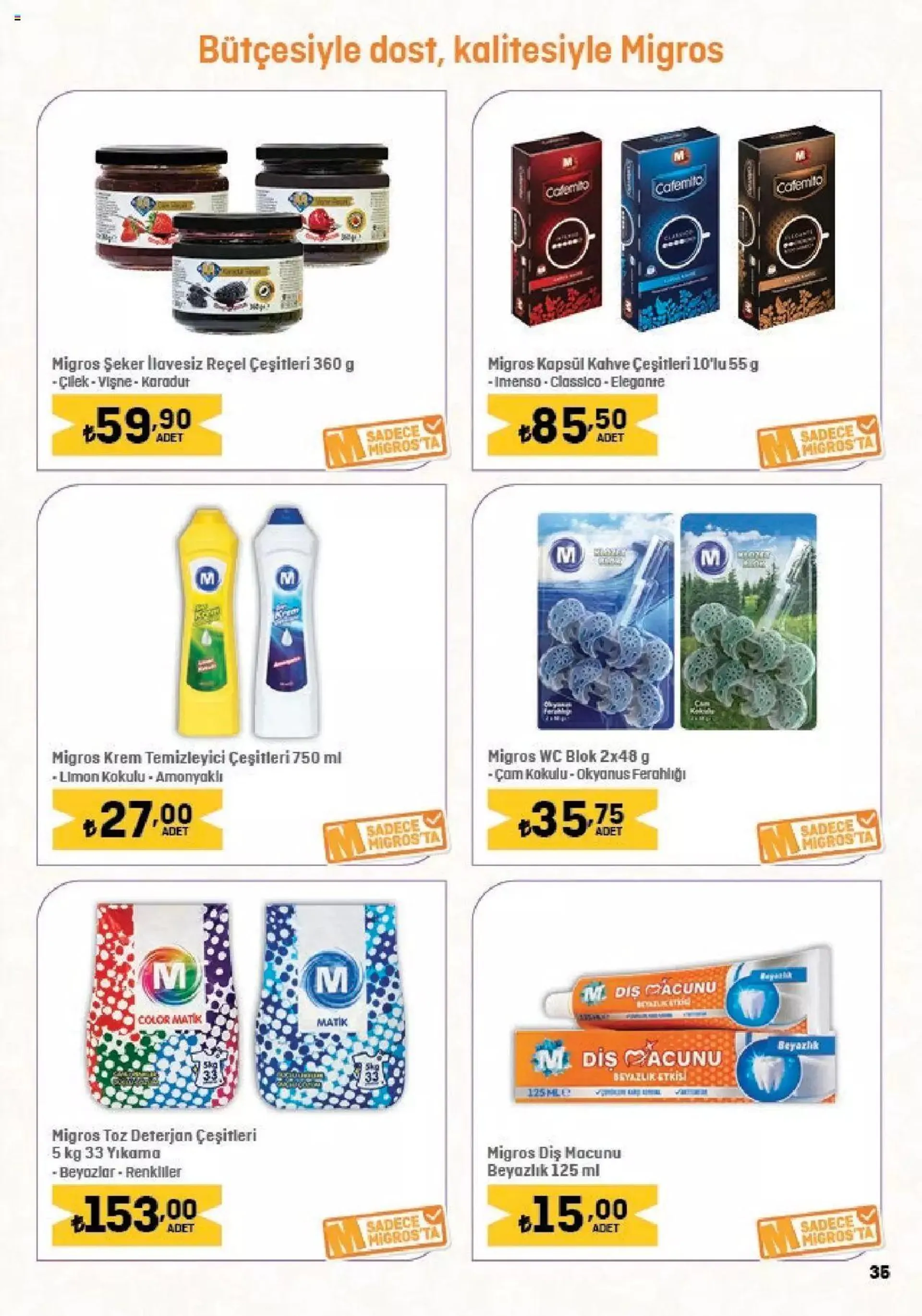 Katalog Migros Katalog - 5M Migroskop 1 Şubat - 14 Şubat 2024 - aktüel Sayfa 35