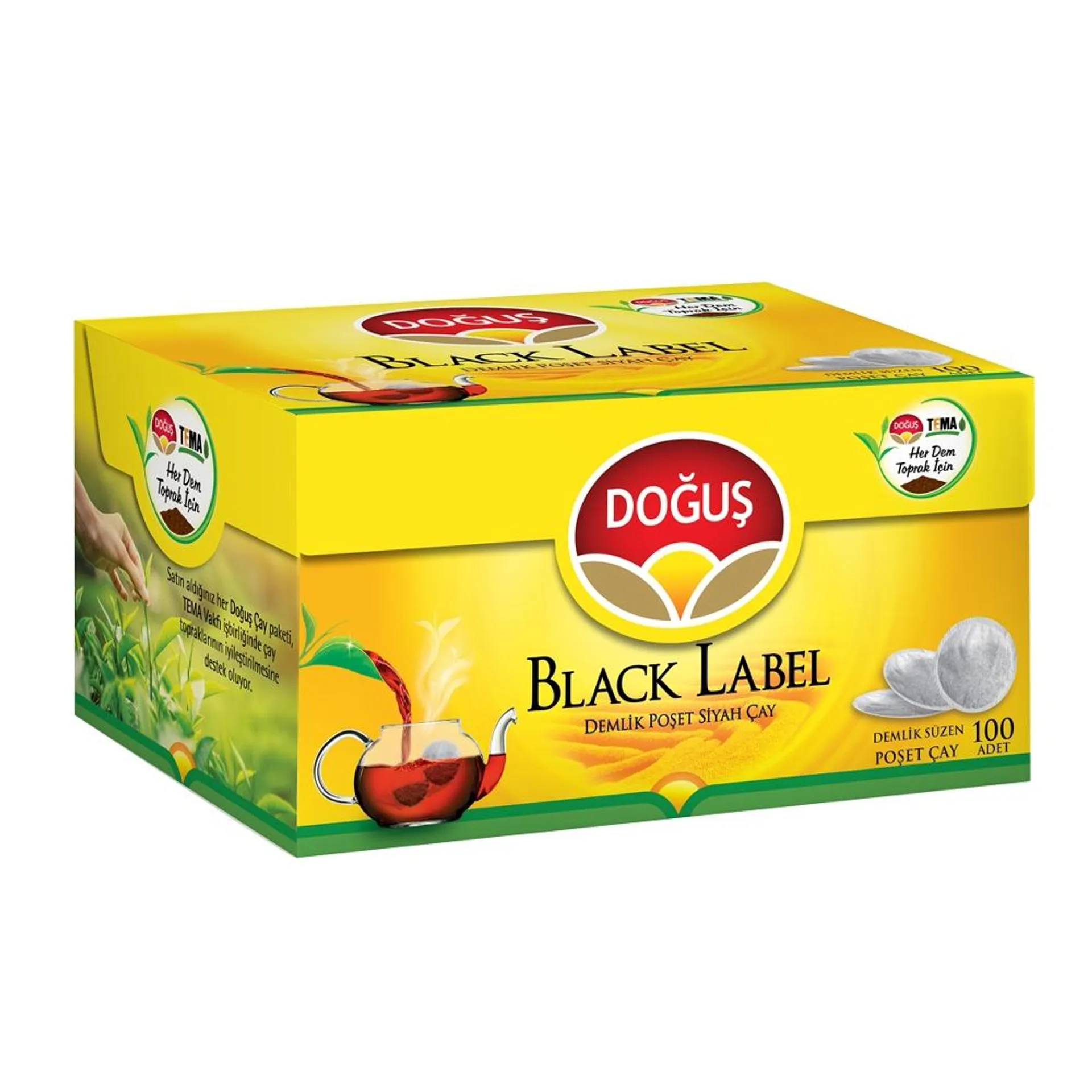 Doğuş Black Label Demlik Poşet Çay 100x3,2 g