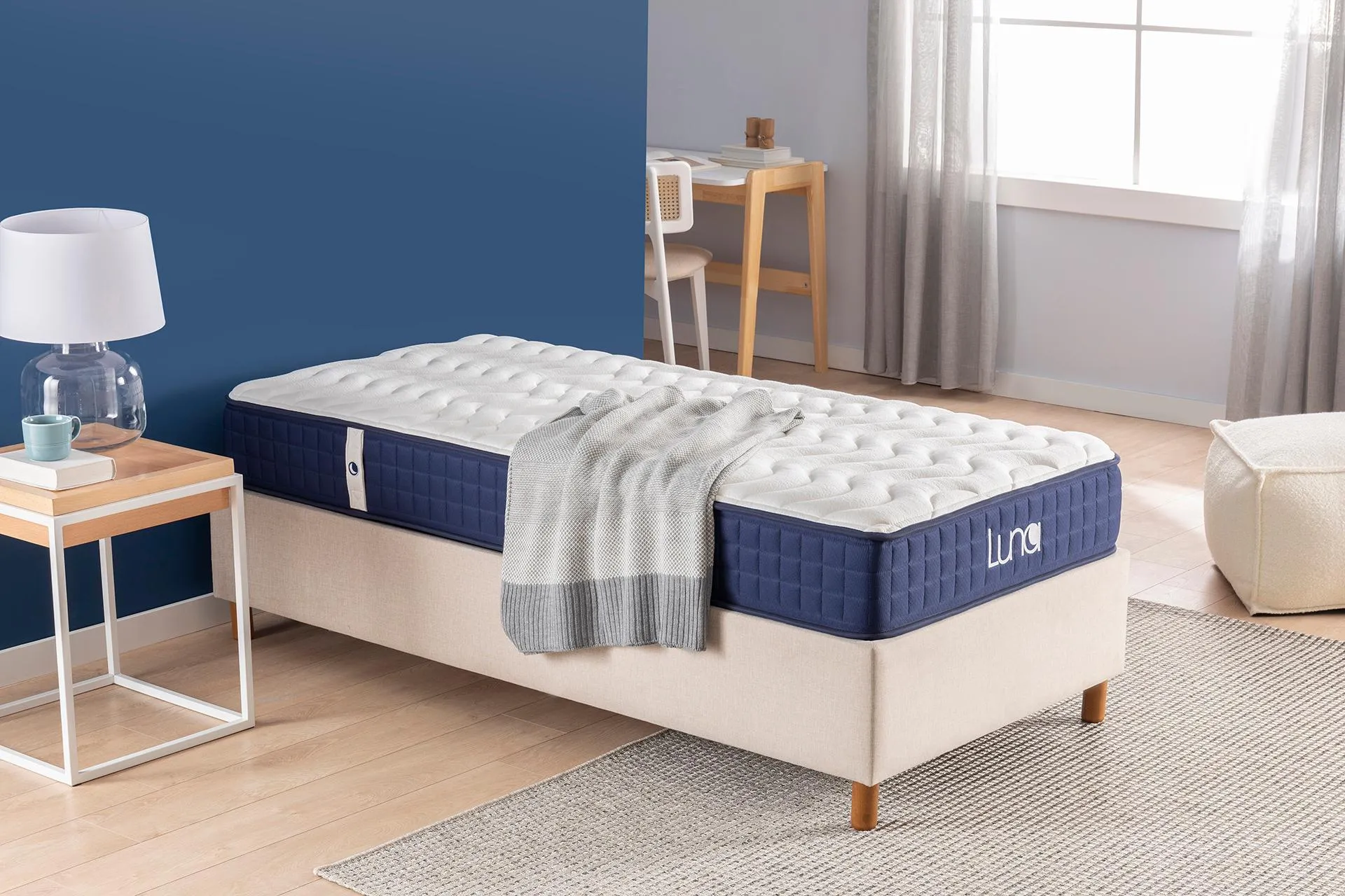 LUNA BY VİVENSE VİSCO TEK KİŞİLİK YATAK, 90X190 (PY3-2267) by Luna Bedding