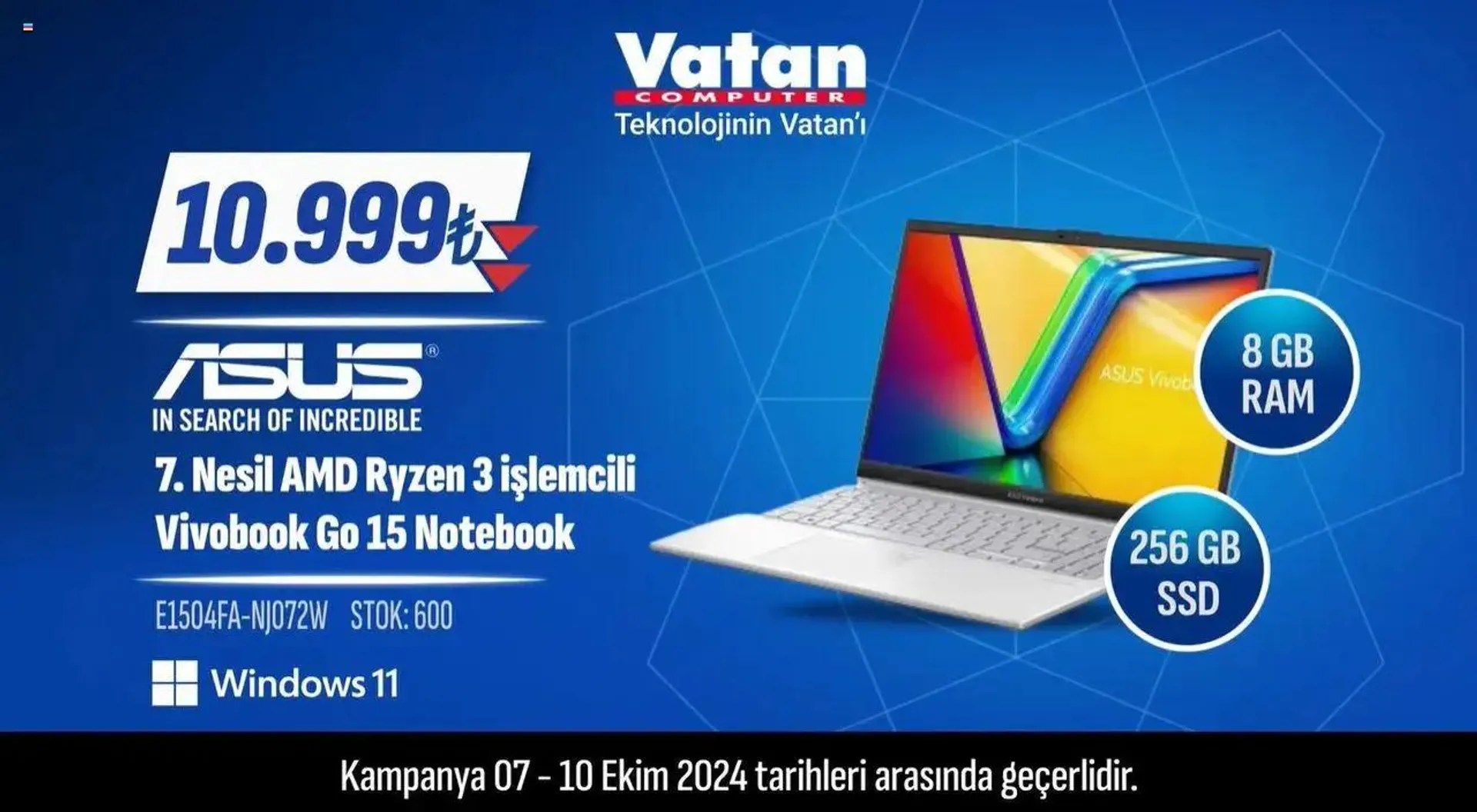 Katalog Vatan Bilgisayar İndirim 7 Ekim - 10 Ekim 2024 - aktüel Sayfa 7