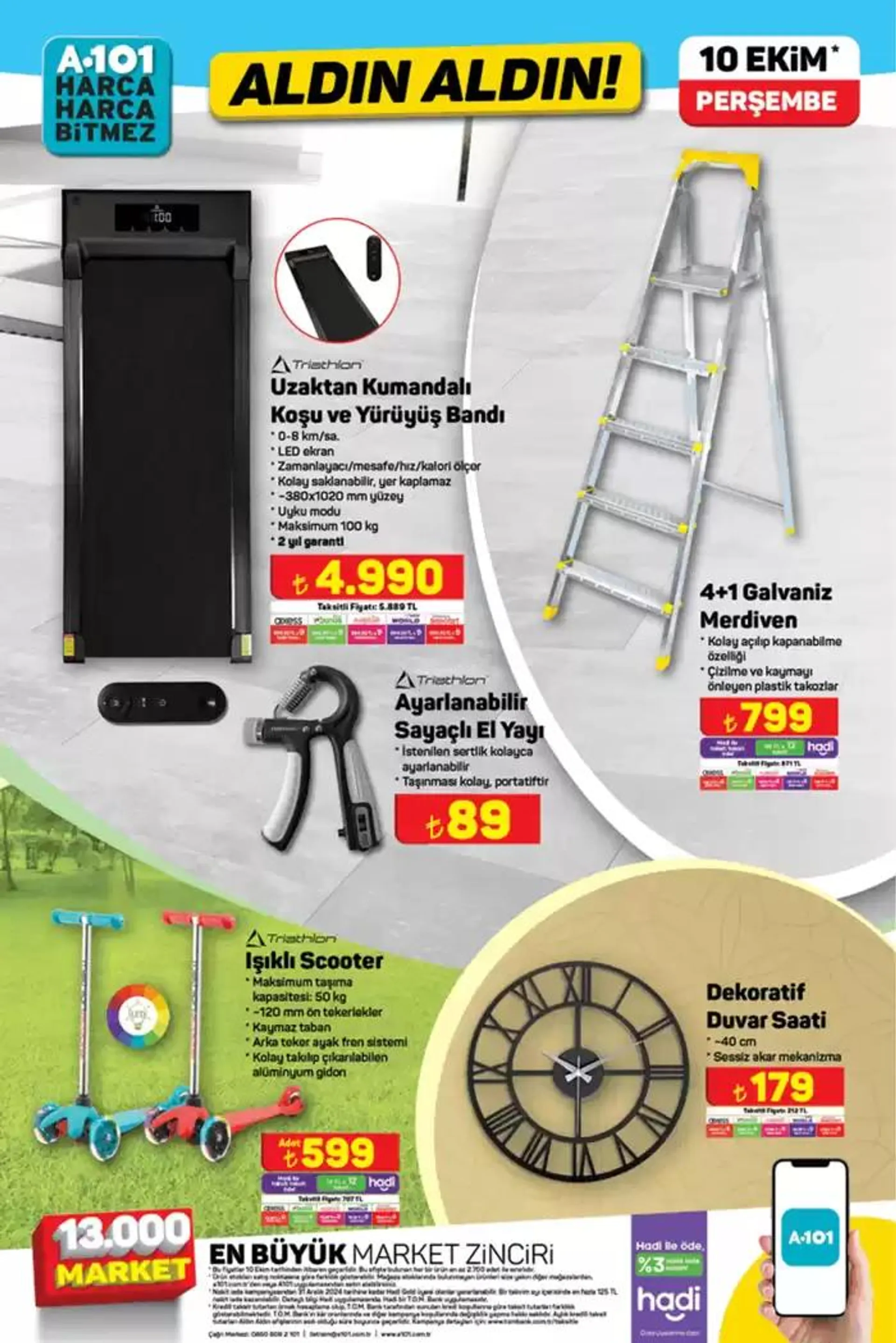 Katalog A101 10 Ekim Aldın Aldın Kataloğu 10 Ekim - 24 Ekim 2024 - aktüel Sayfa 10