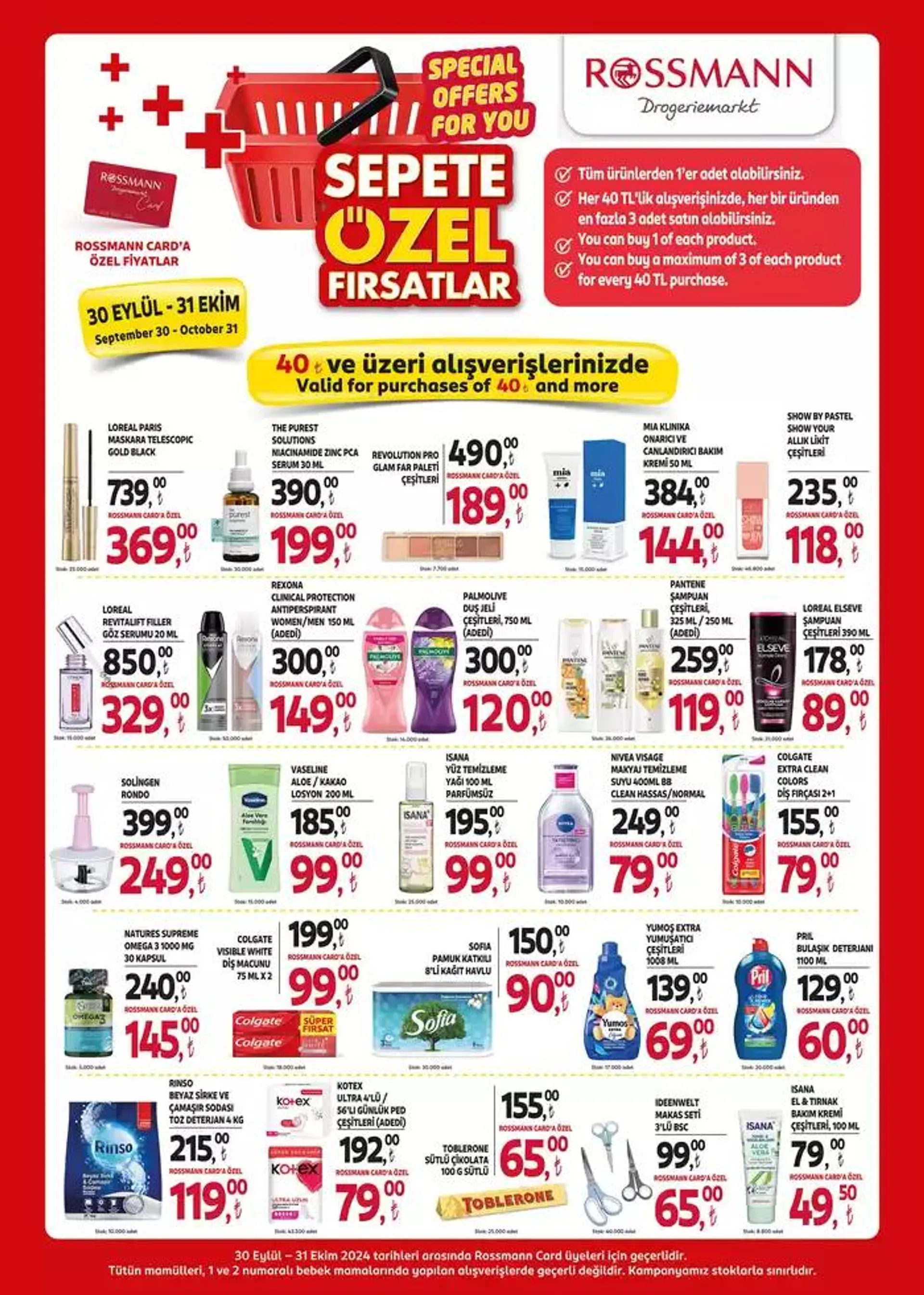 Katalog Rossmann katalog 10 Ekim - 24 Ekim 2024 - aktüel Sayfa 8