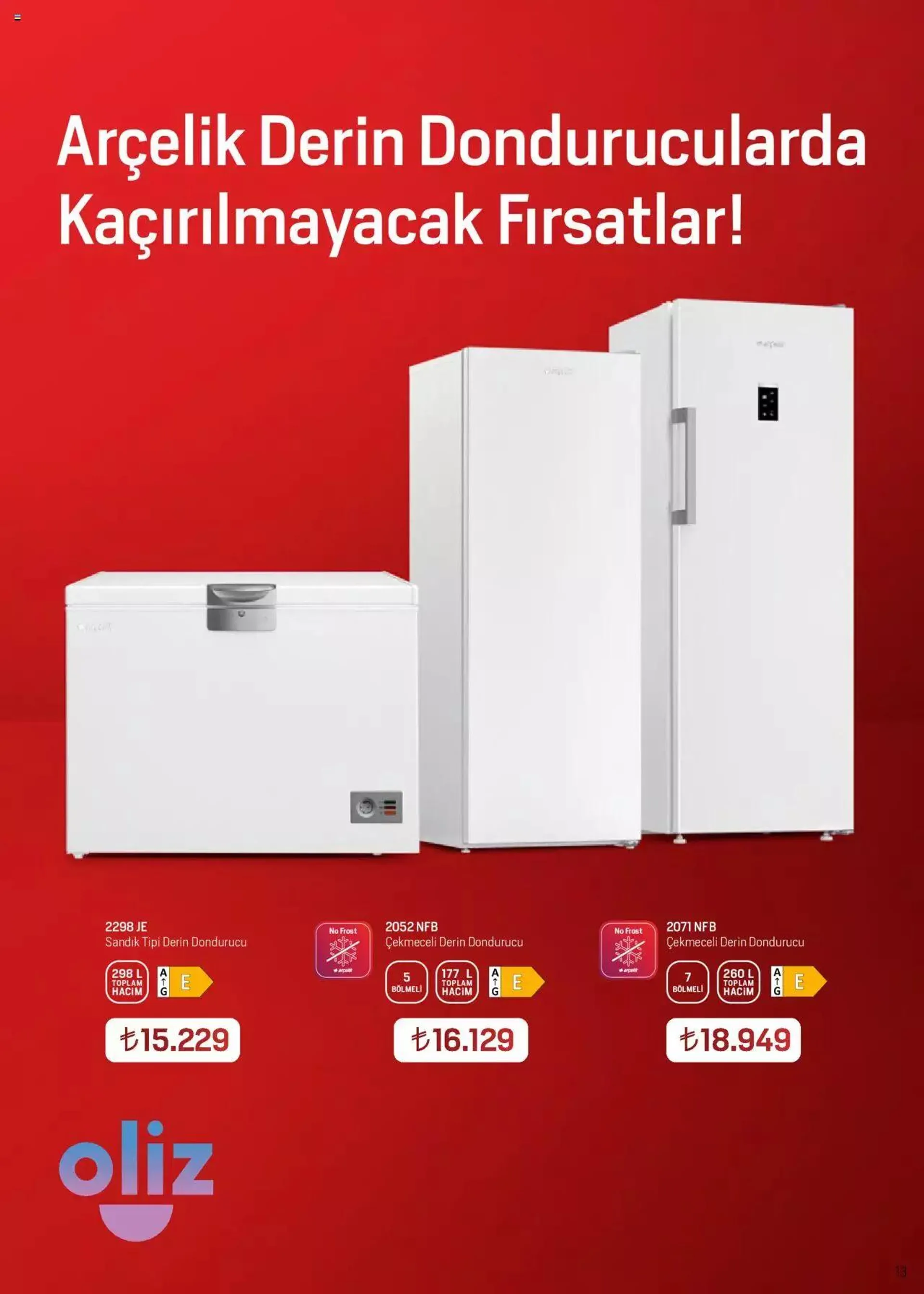 Katalog Arçelik Genel Kataloğu 16 Mayıs - 31 Aralık 2024 - aktüel Sayfa 13