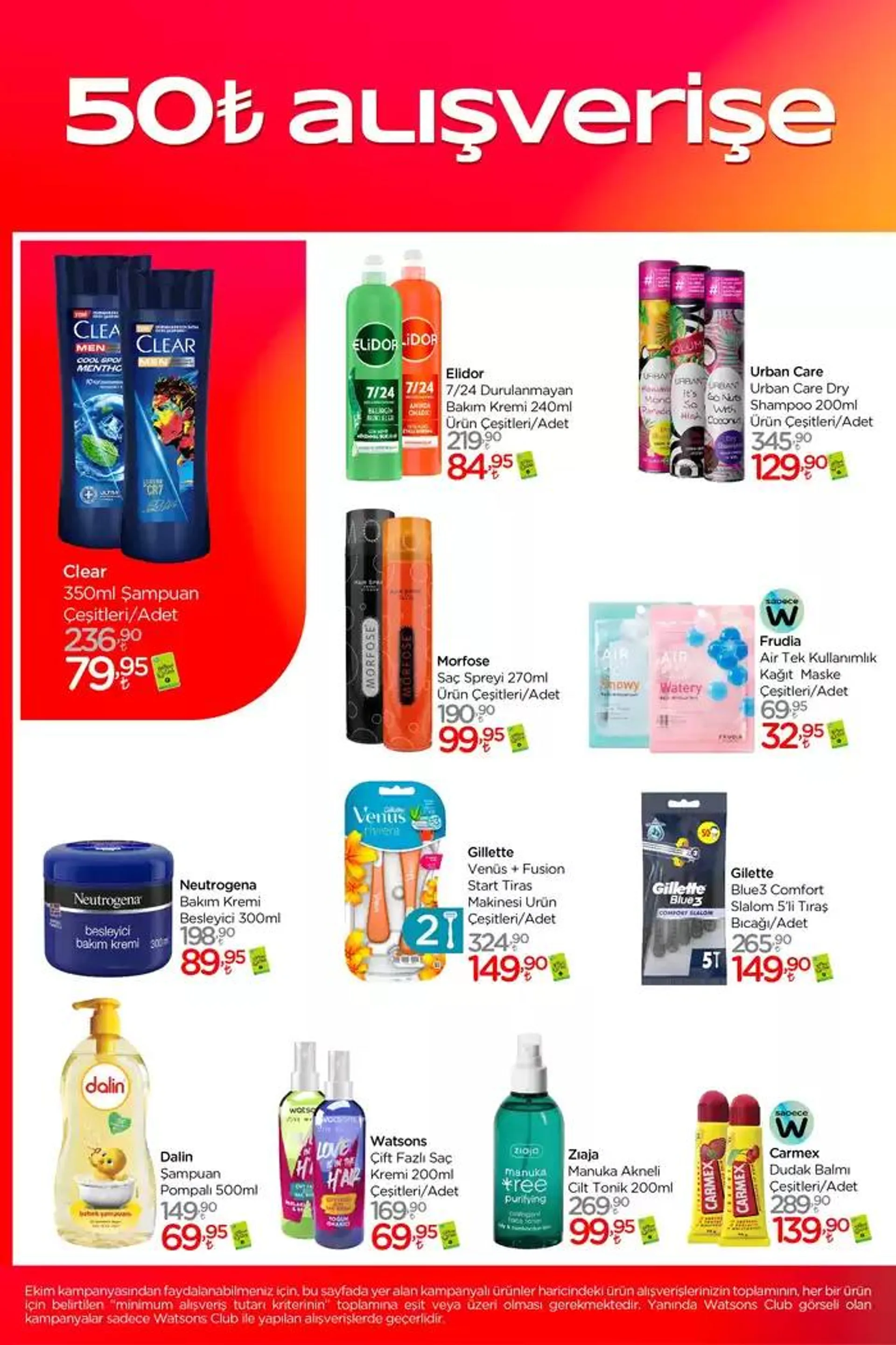 Katalog Watsons - 10. Watsons Ekim Kataloğu 2024 18 Ekim - 1 Kasım 2024 - aktüel Sayfa 2