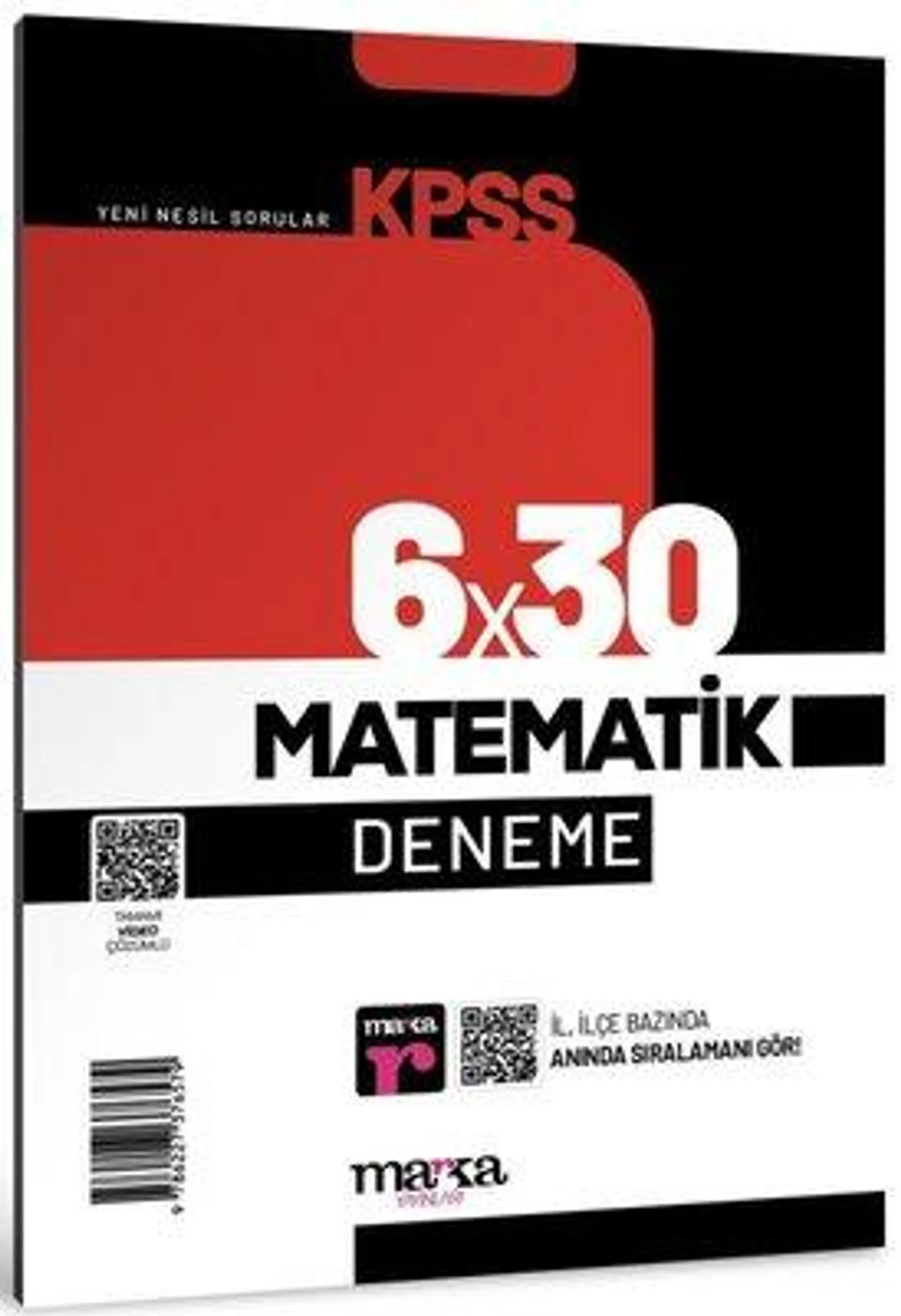 2023 KPSS Matematik 6x30 Deneme