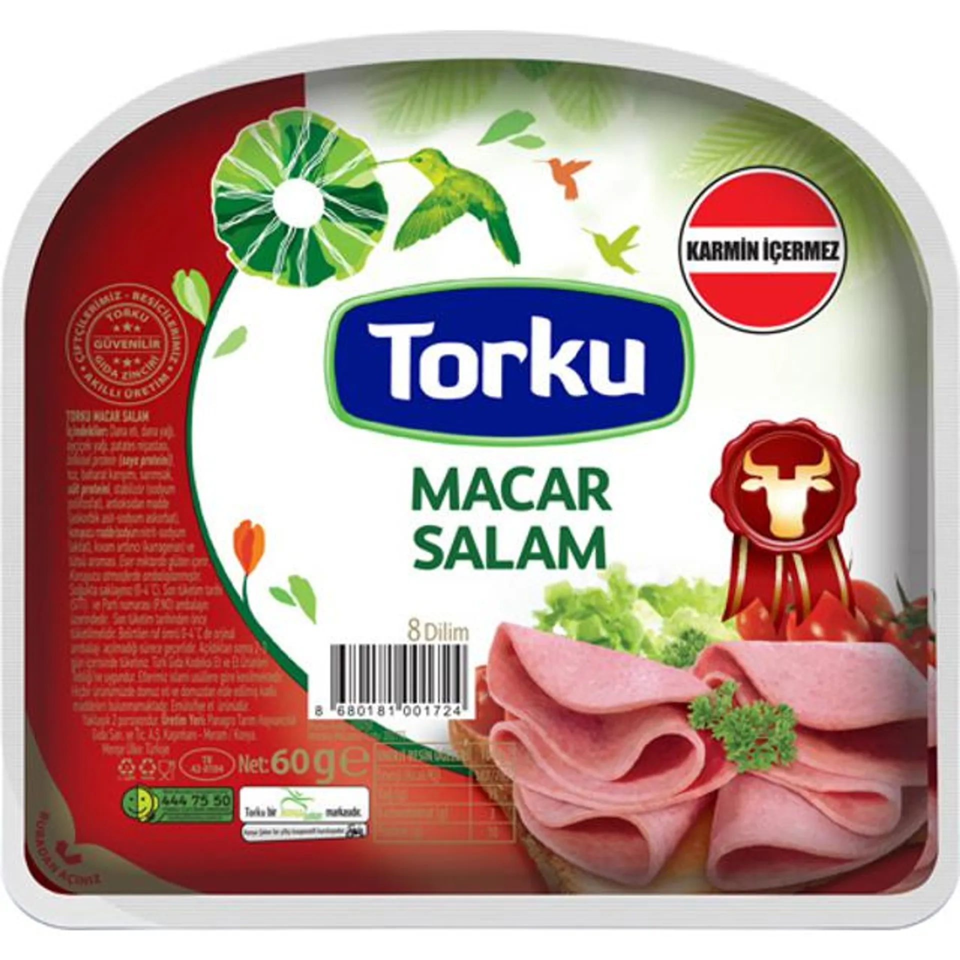 Torku Salam Dilimli 60 Gr.