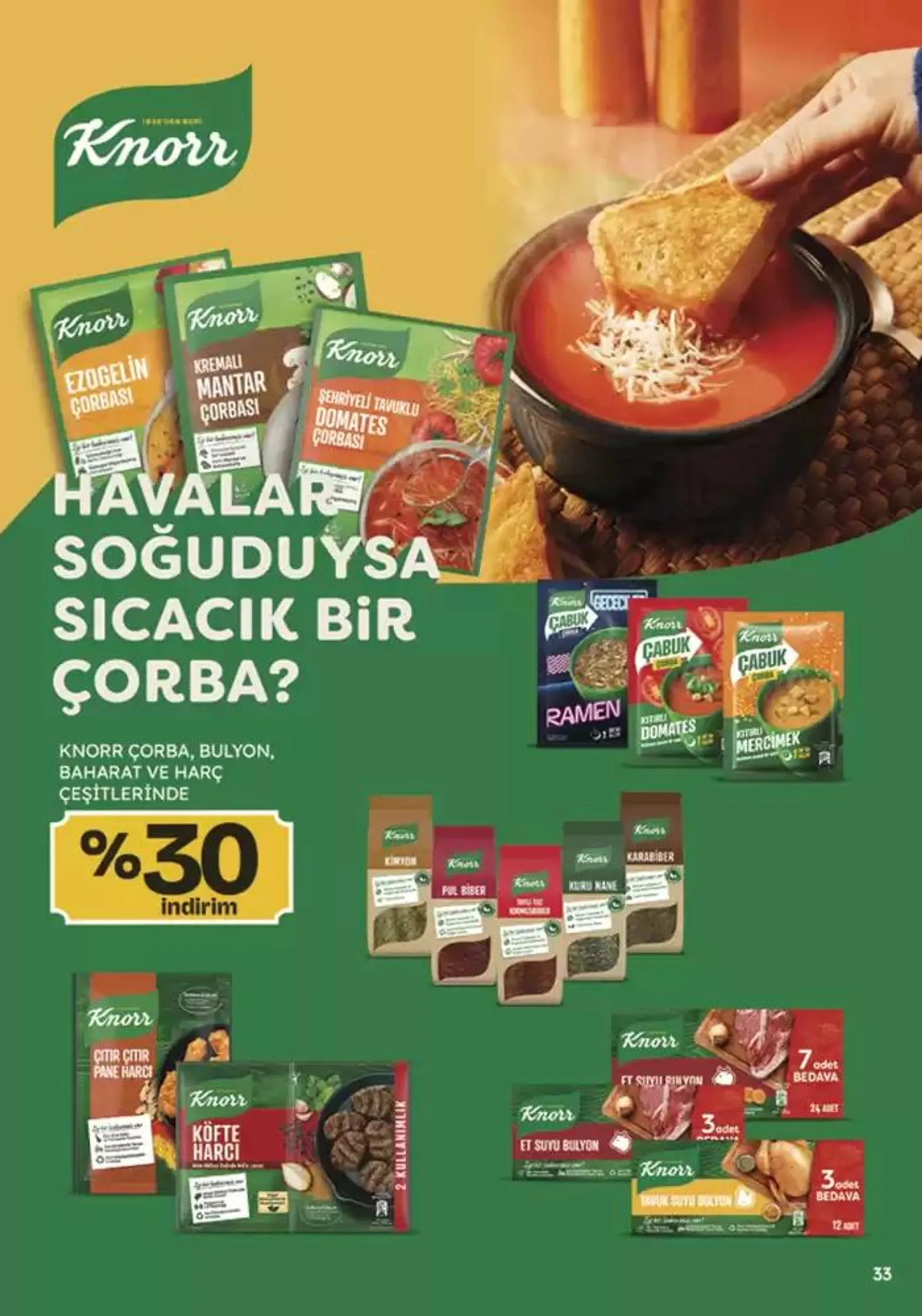 Katalog Migros katalog 10 Ekim - 23 Ekim 2024 - aktüel Sayfa 33