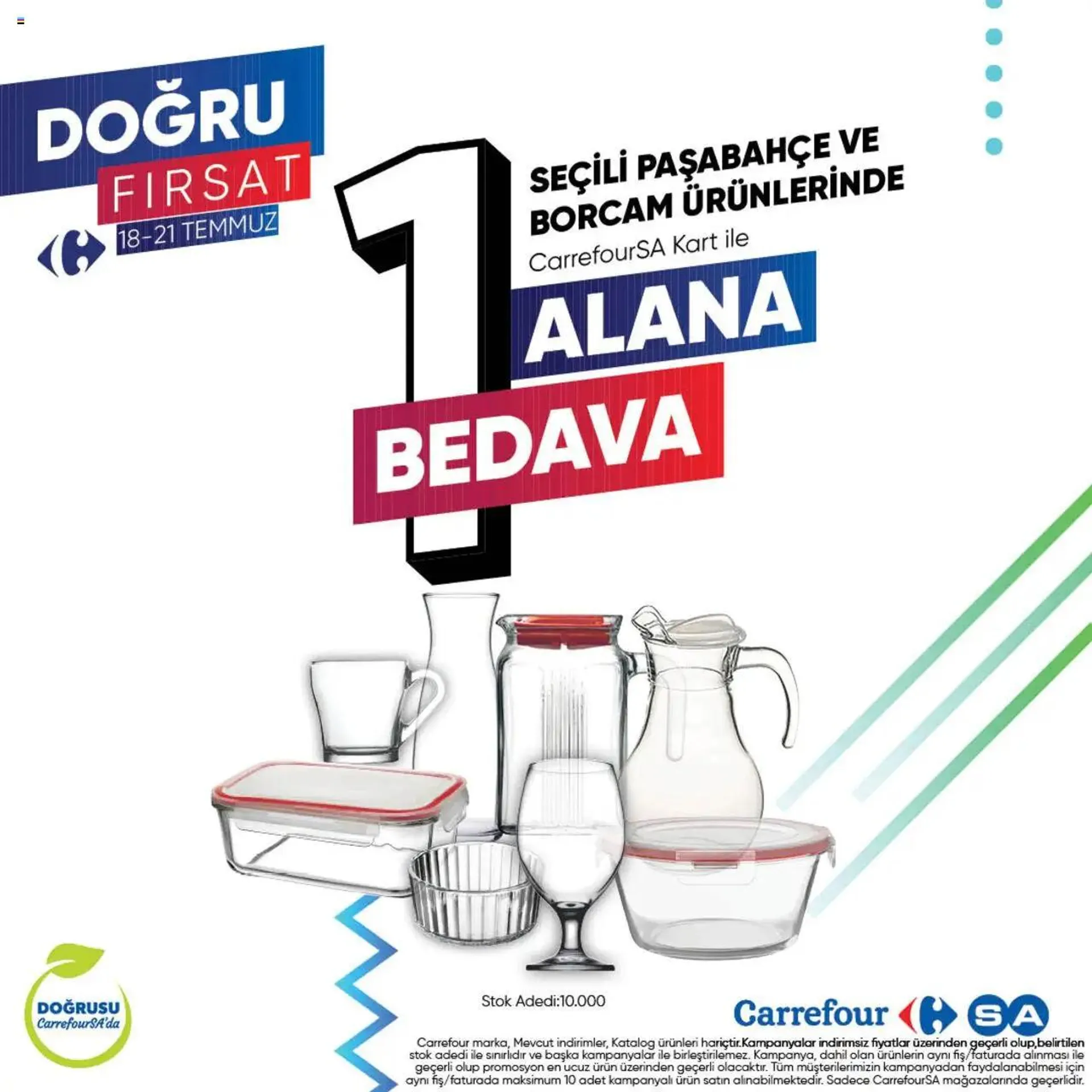 Katalog CarrefourSA 1 Alana 1 Bedava 18 Temmuz - 21 Temmuz 2024 - aktüel Sayfa 1