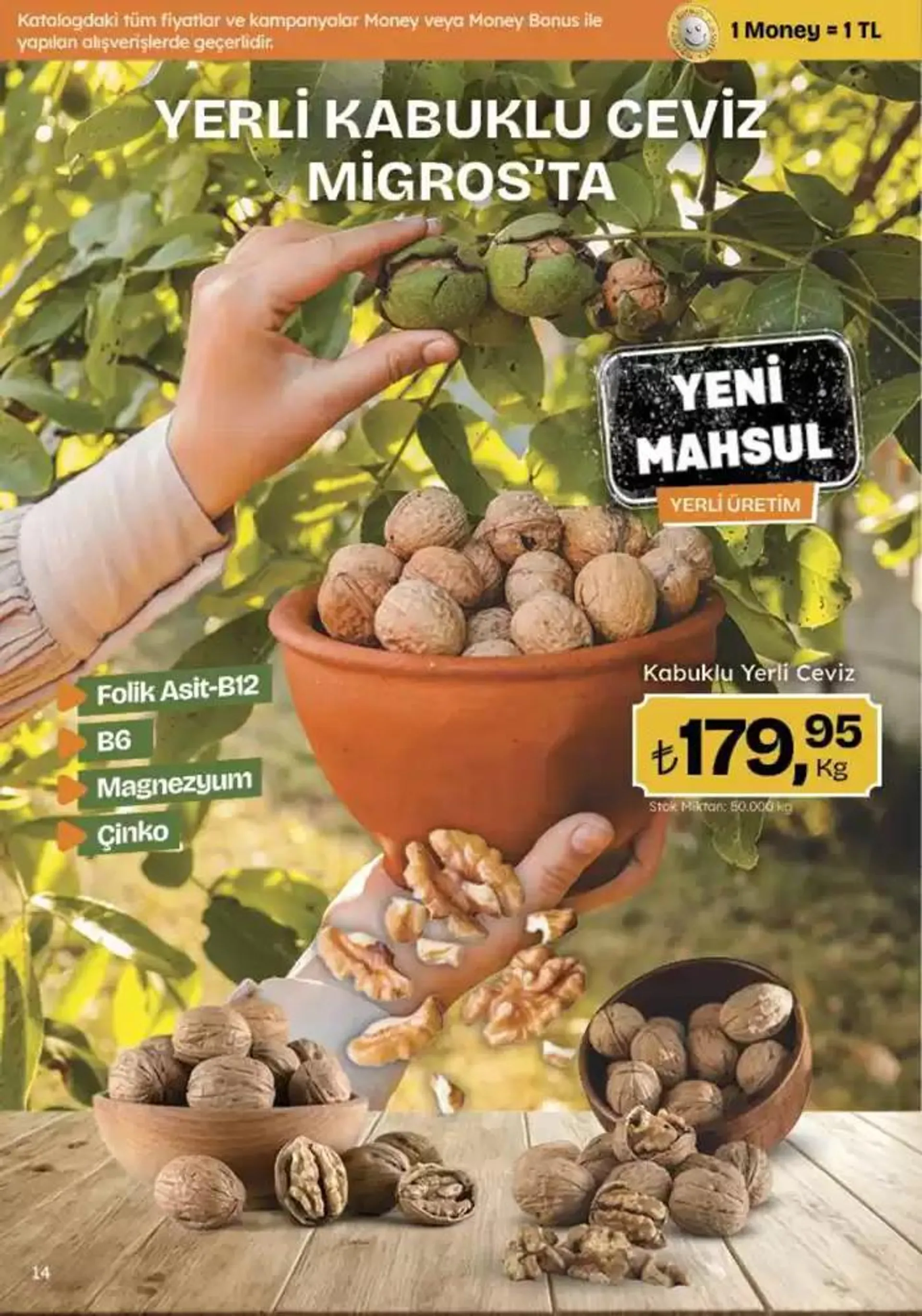 Katalog Migros katalog 26 Ekim - 9 Kasım 2024 - aktüel Sayfa 14