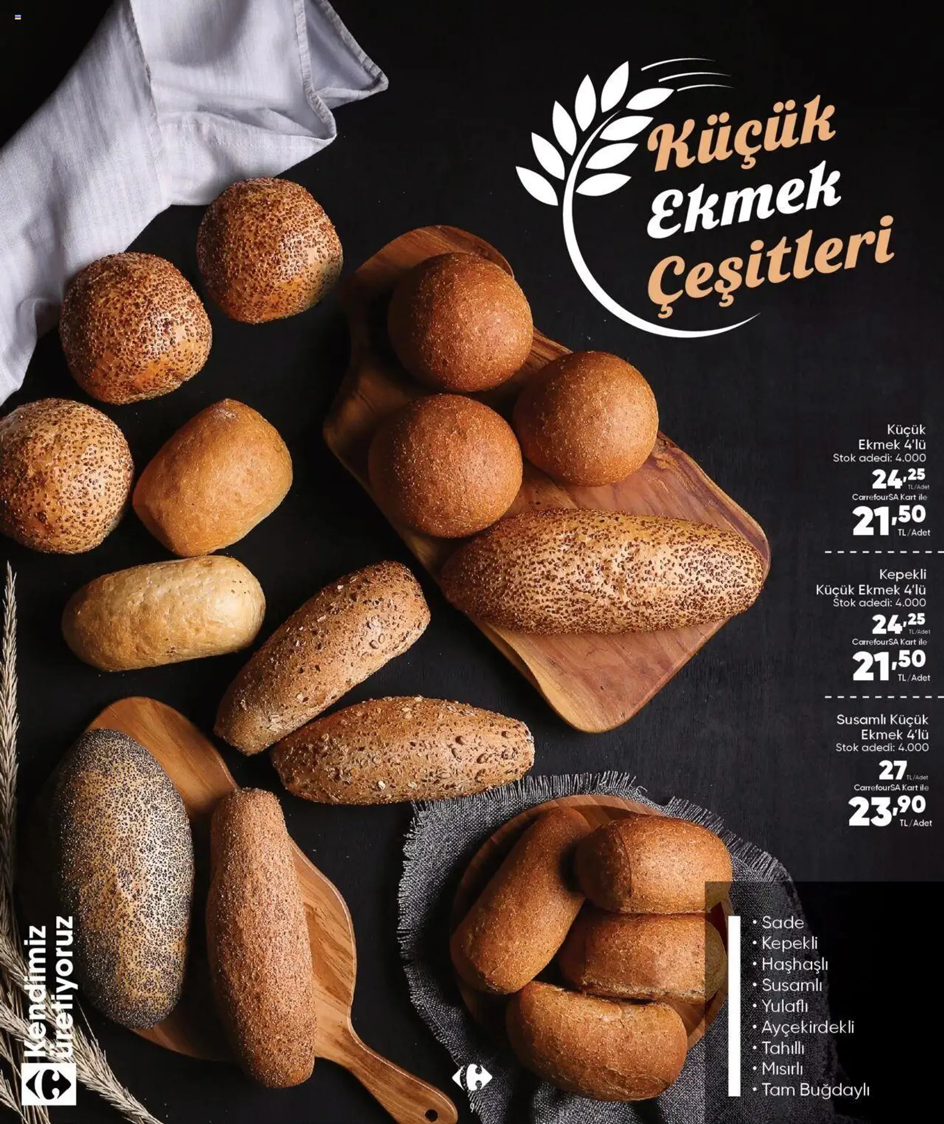 Katalog CarrefourSA Ekmek Kataloğu 10 Ekim - 20 Ekim 2024 - aktüel Sayfa 11