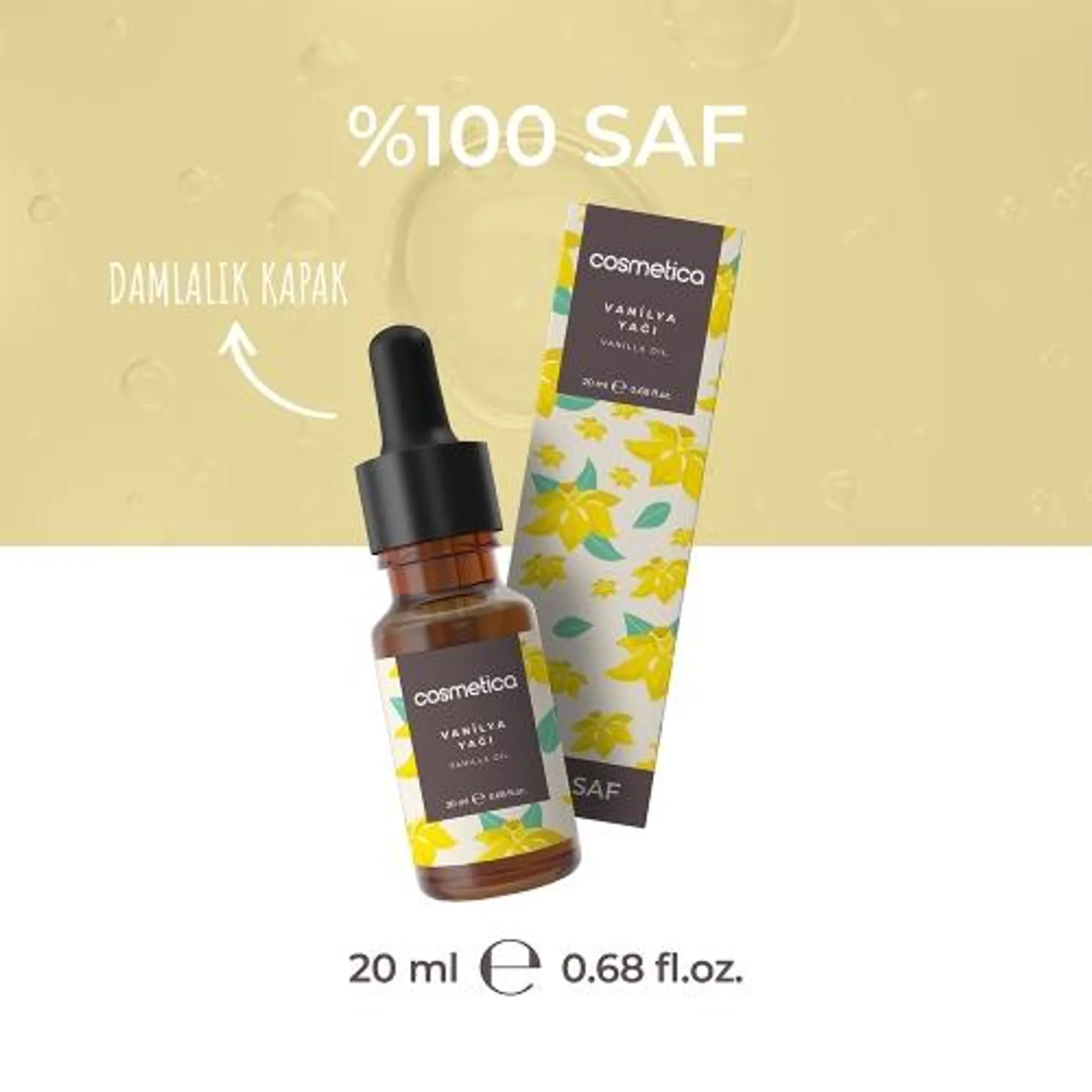Cosmetica %100 Saf Vanilya Yağı 20 Ml