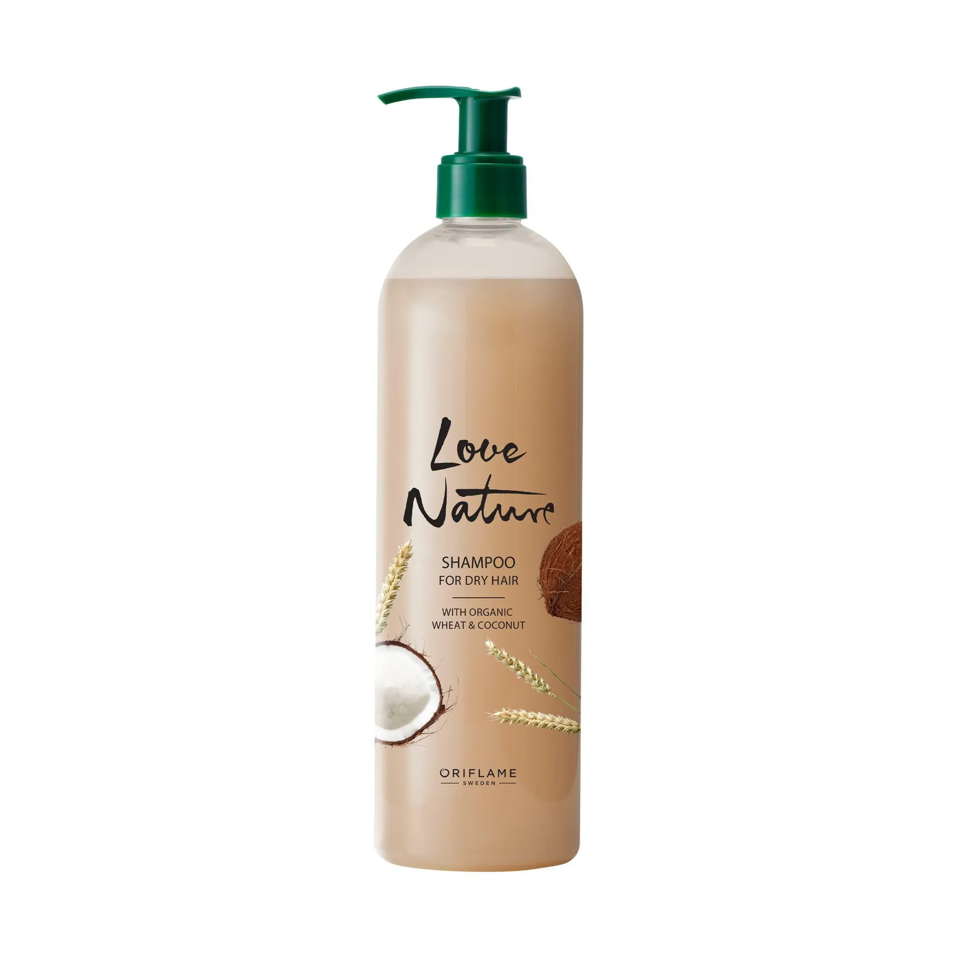 Love Nature Organic Wheat & Coconut -shampoo kuiville hiuksille (Jumbo)