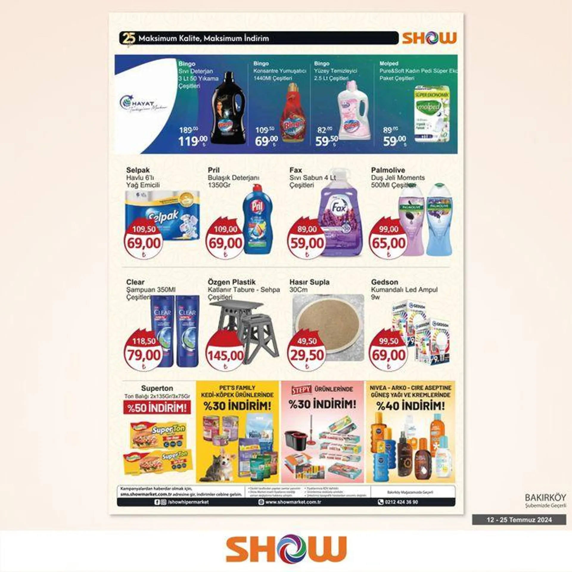 Katalog Show Market katalog 15 Temmuz - 29 Temmuz 2024 - aktüel Sayfa 4