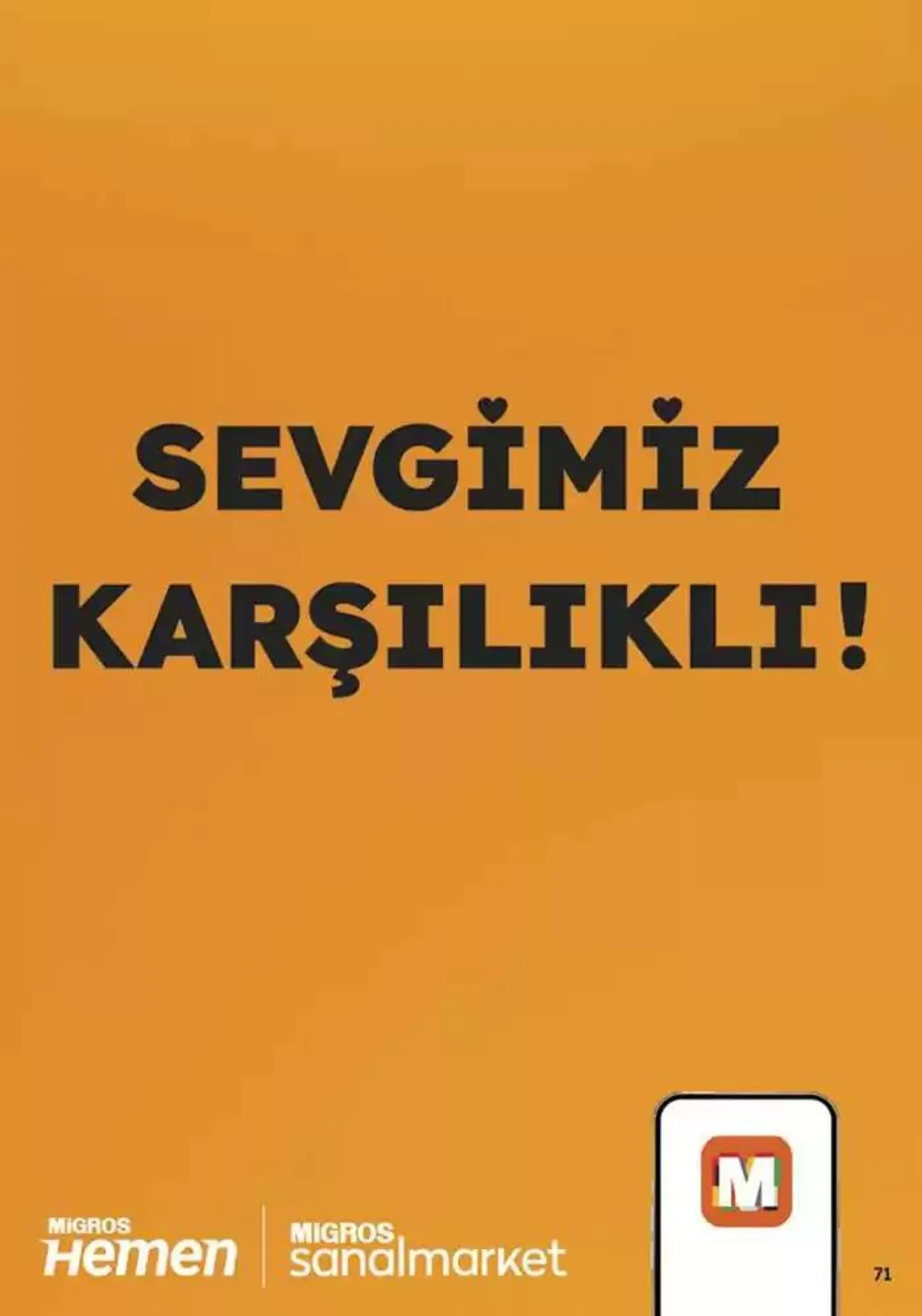 Katalog Migros katalog 26 Ekim - 9 Kasım 2024 - aktüel Sayfa 71