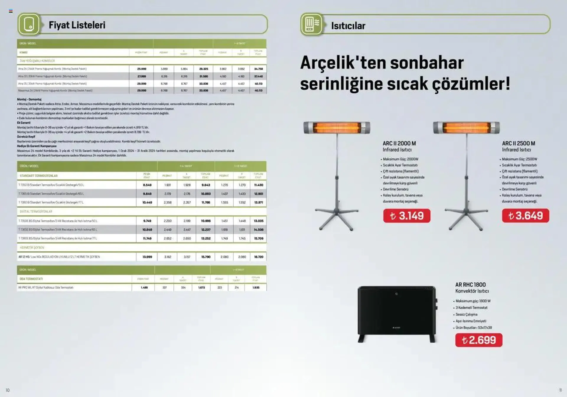 Katalog Arçelik İklimlendirme Kataloğu 1 Ekim - 15 Ekim 2024 - aktüel Sayfa 6