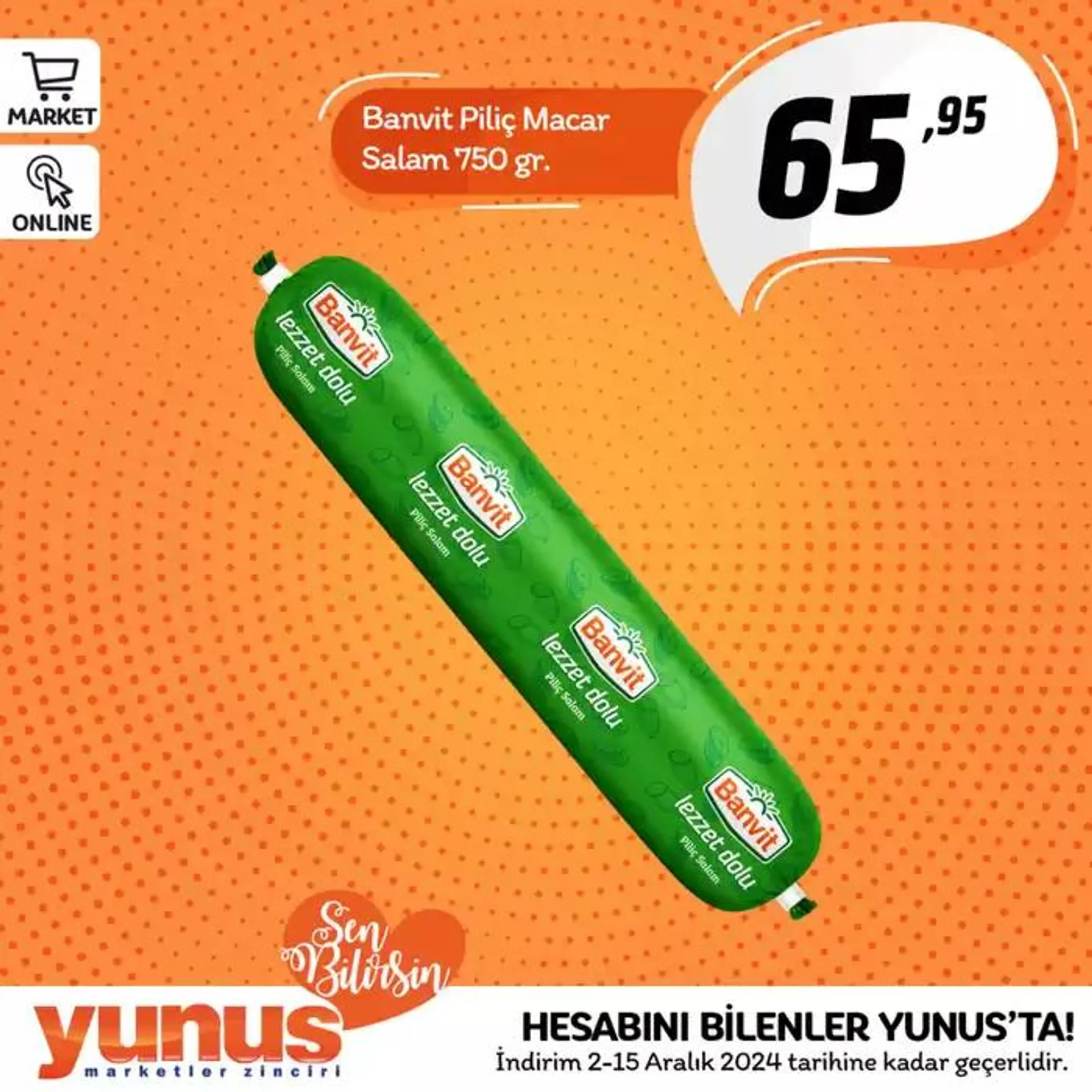 Katalog Yunus Market katalog 4 Aralık - 18 Aralık 2024 - aktüel Sayfa 3