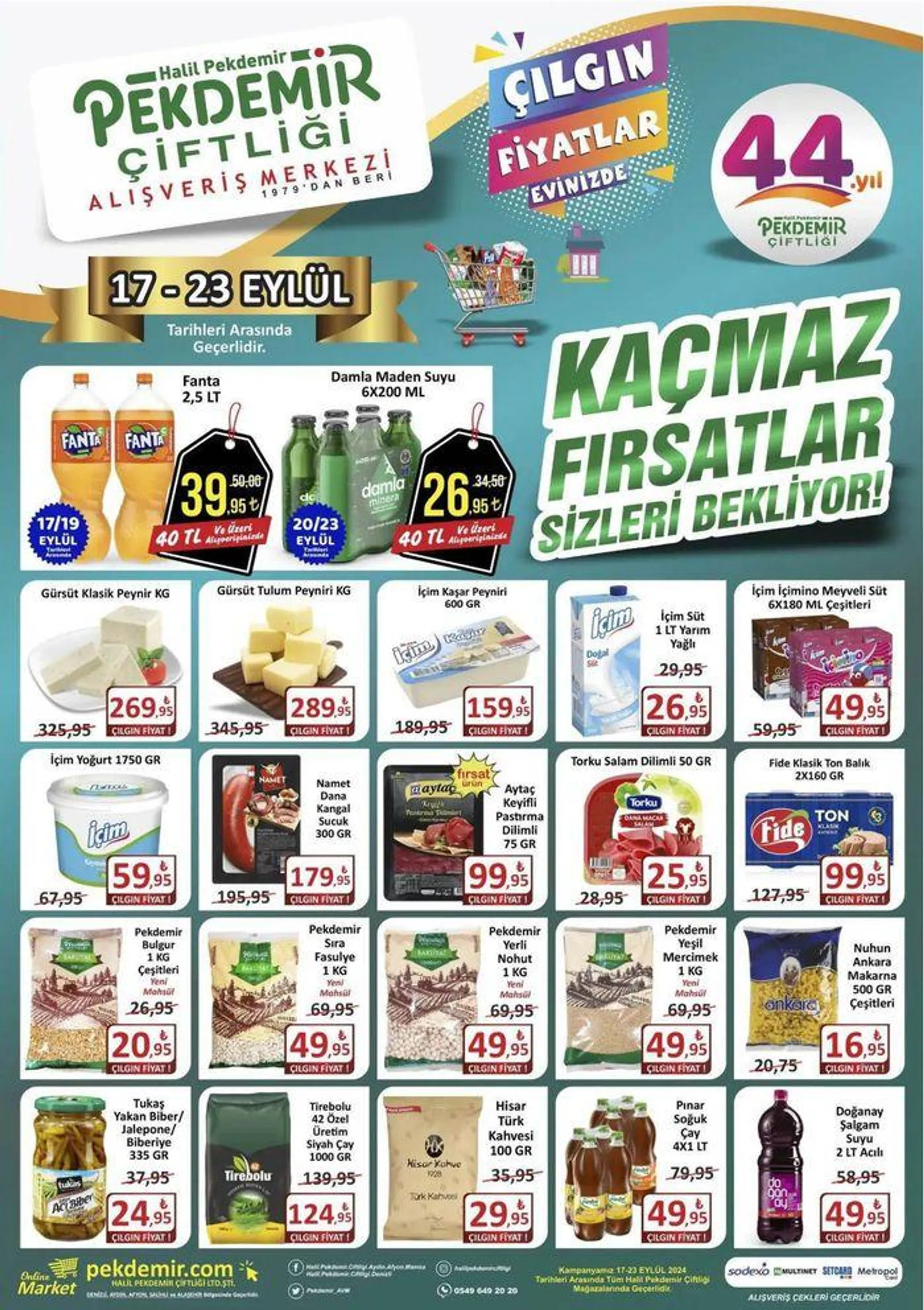 Katalog İndirimler ve kampanyalar 17 Eylül - 1 Ekim 2024 - aktüel Sayfa 1